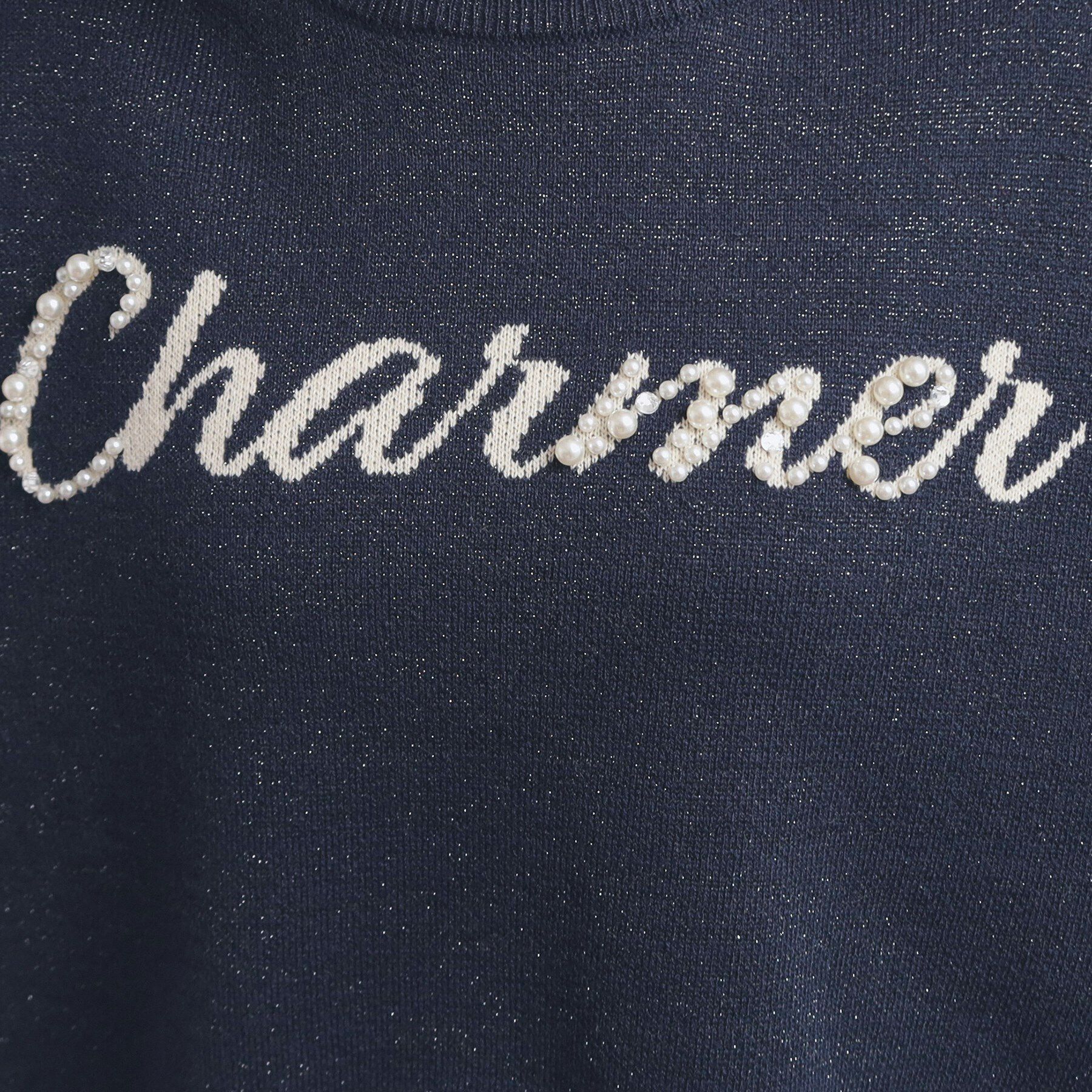 PINK-latte「ラメジャカードニット」|ニット・セーター|