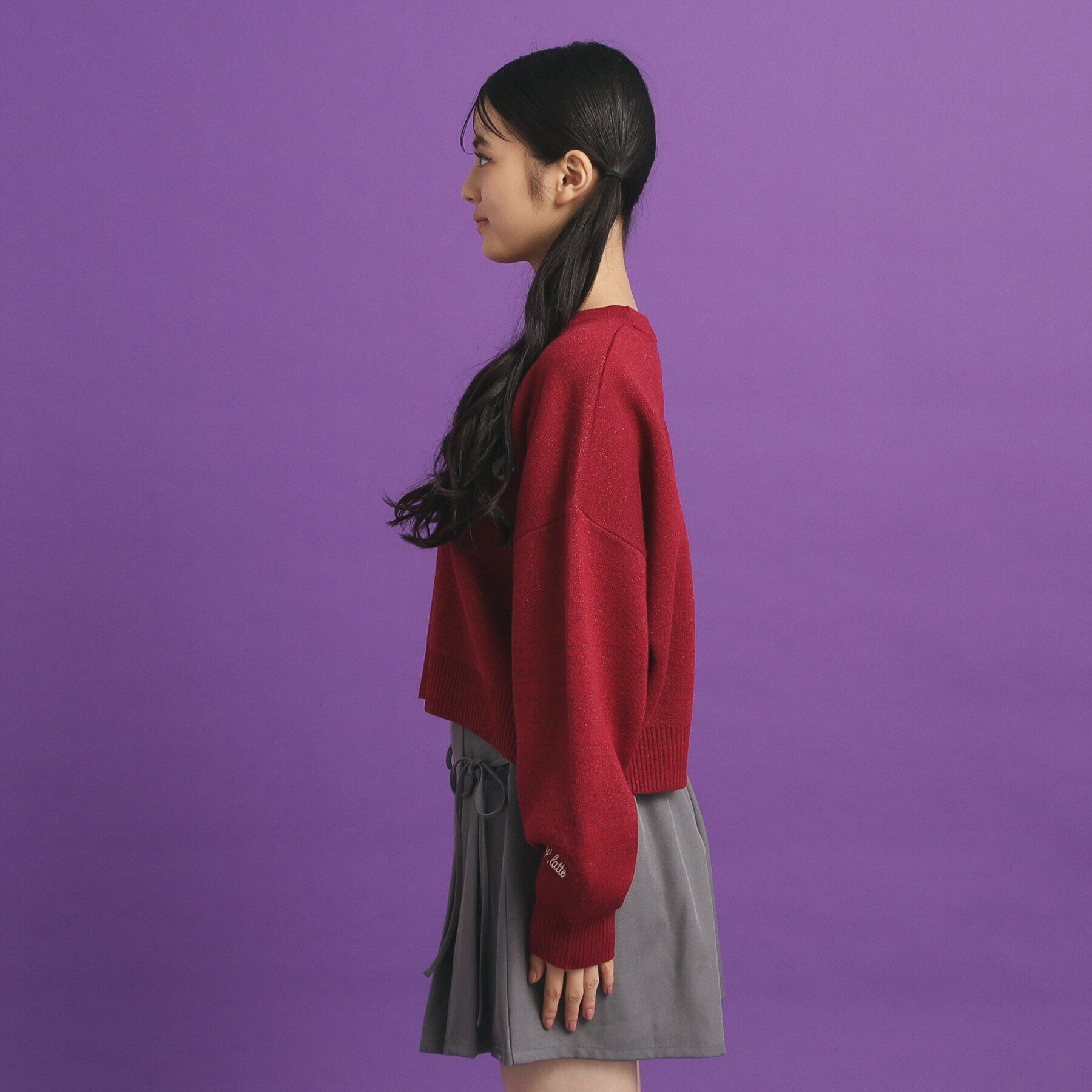 PINK-latte「ラメジャカードニット」|ニット・セーター|