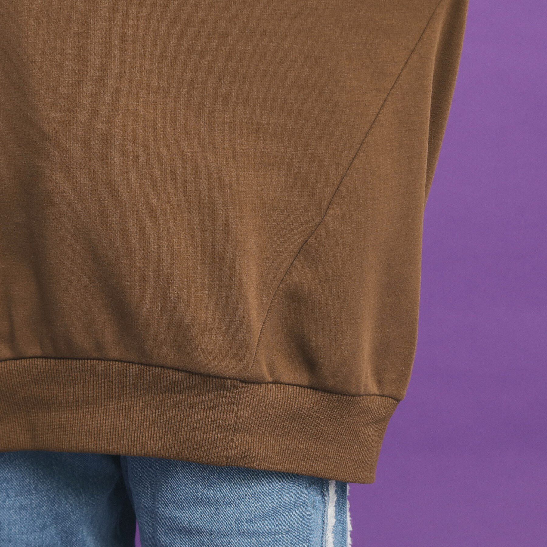 PINK-latte「シャギー衿ジッププルオーバー」|Tシャツ・カットソー|