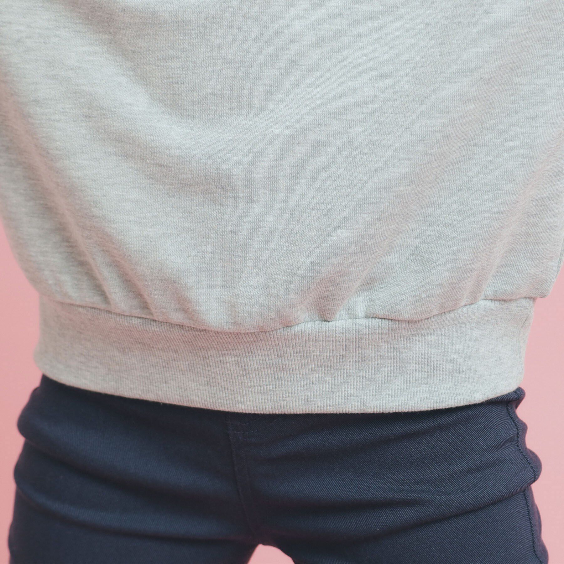 PINK-latte「ハーフジップ刺繍トレーナー」|その他|