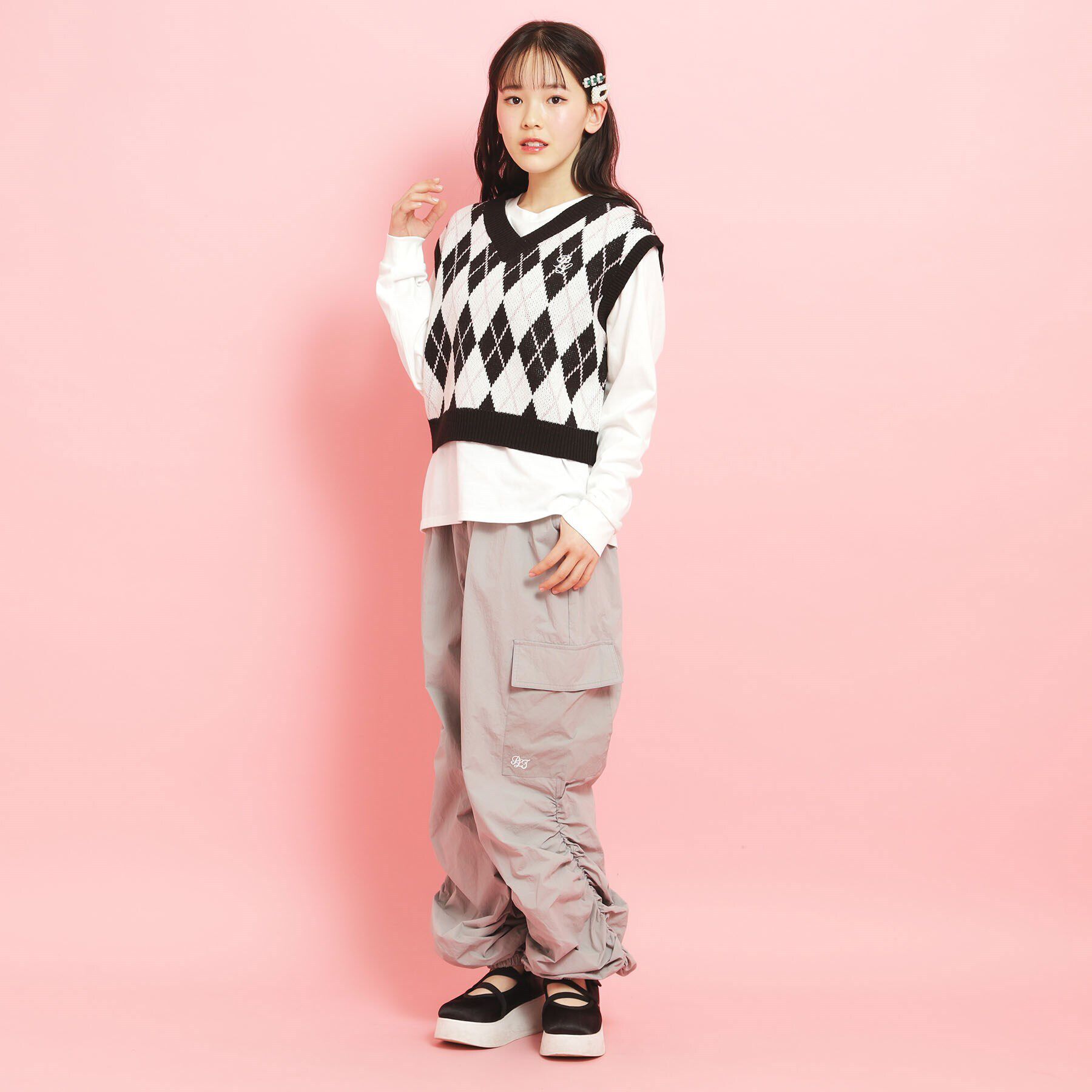 PINK-latte「【アソート】ニットベスト」|ベスト・ジレ|