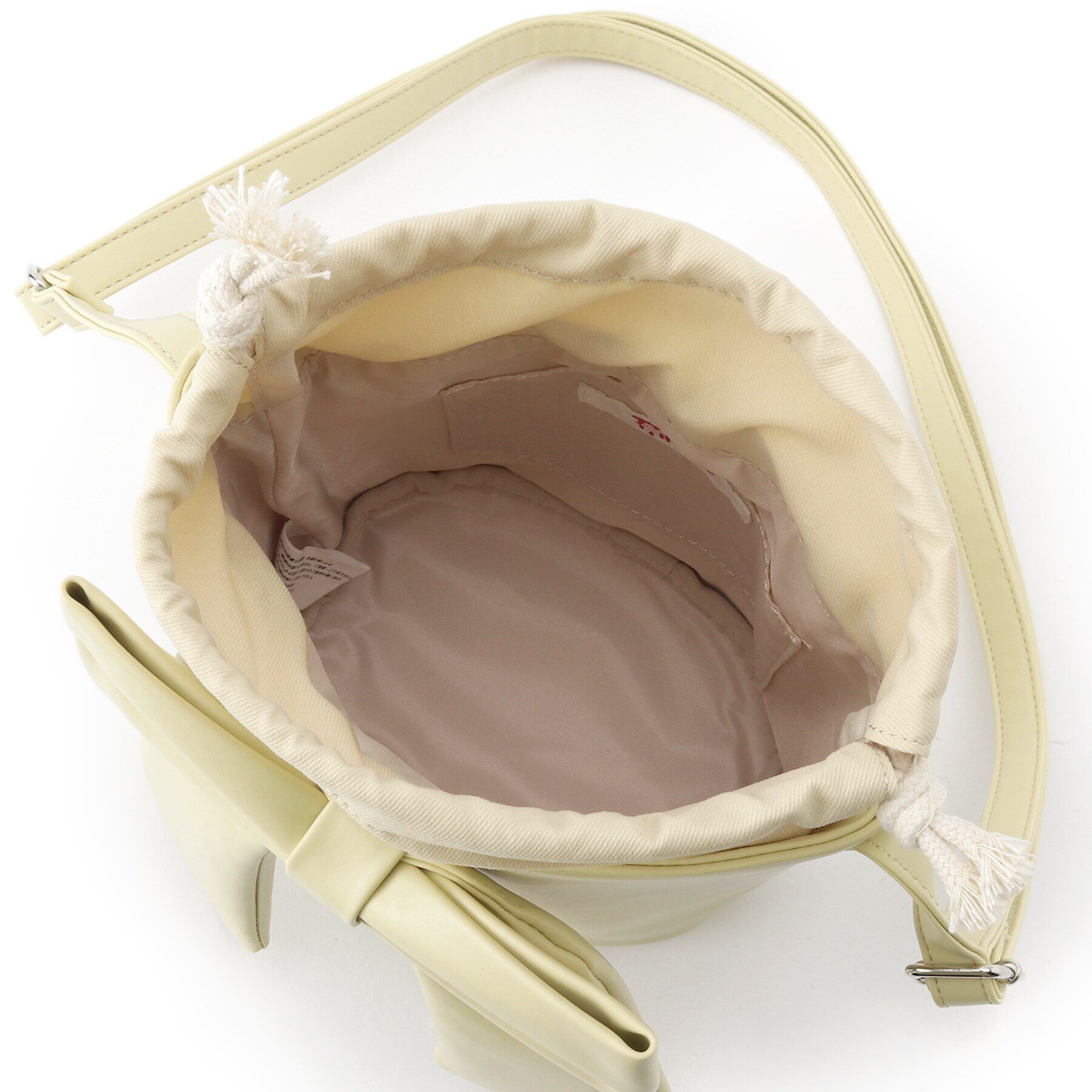 PINK-latte「リボン巾着バッグ」|ショルダー・メッセンジャー|