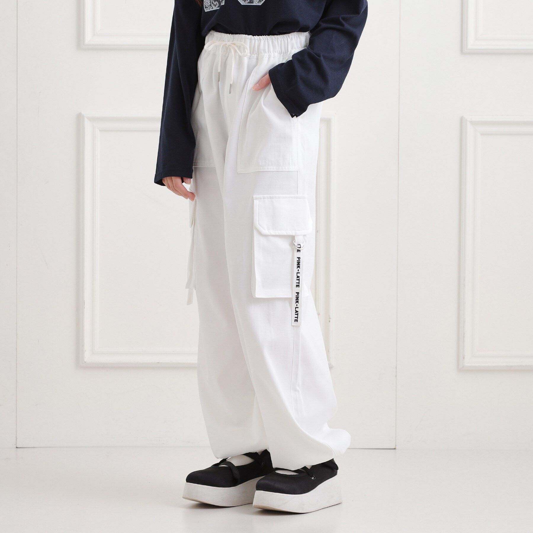 PINK-latte「ベーシックカーゴパンツ」|その他|