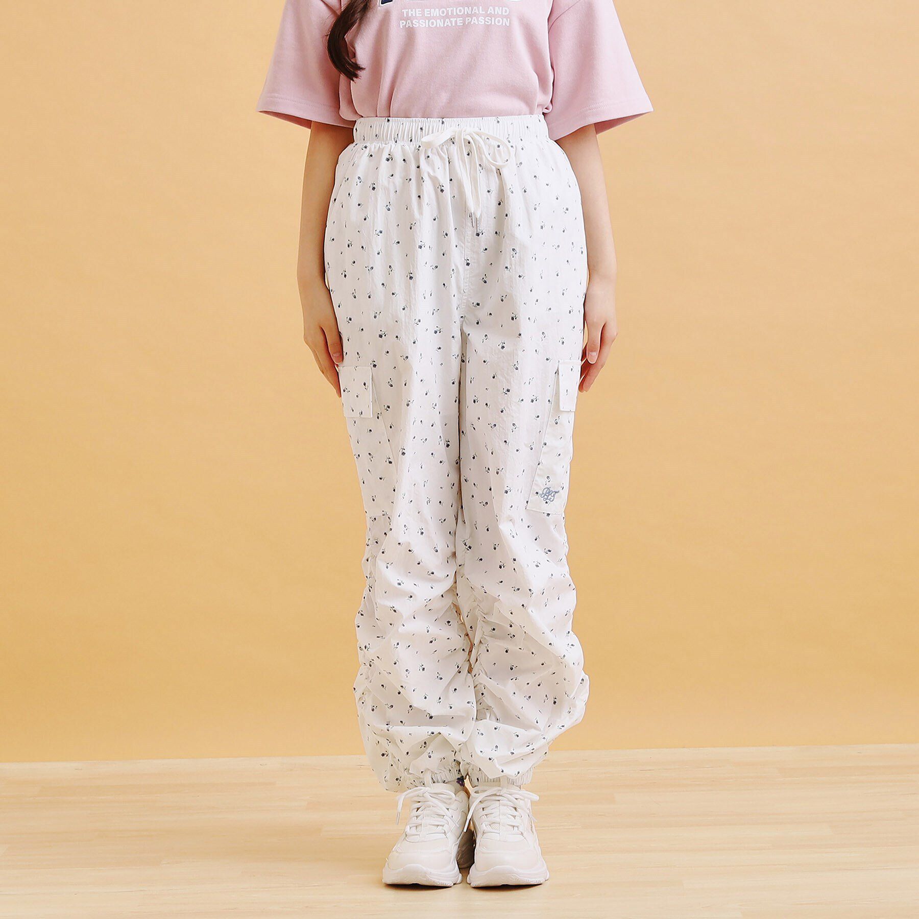 PINK-latte「シャーリングカーゴパンツ」|その他|