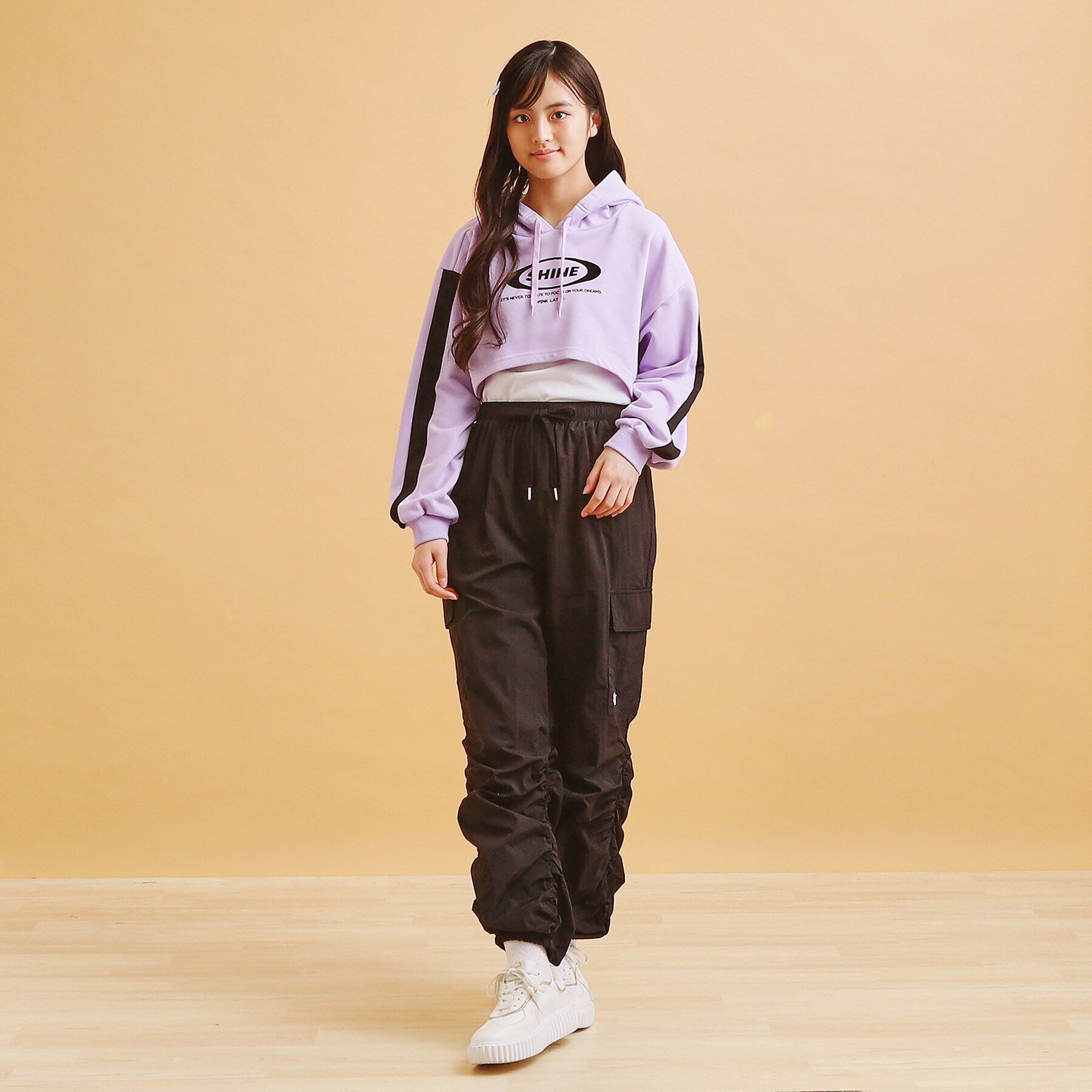 PINK-latte「シャーリングカーゴパンツ」|その他|