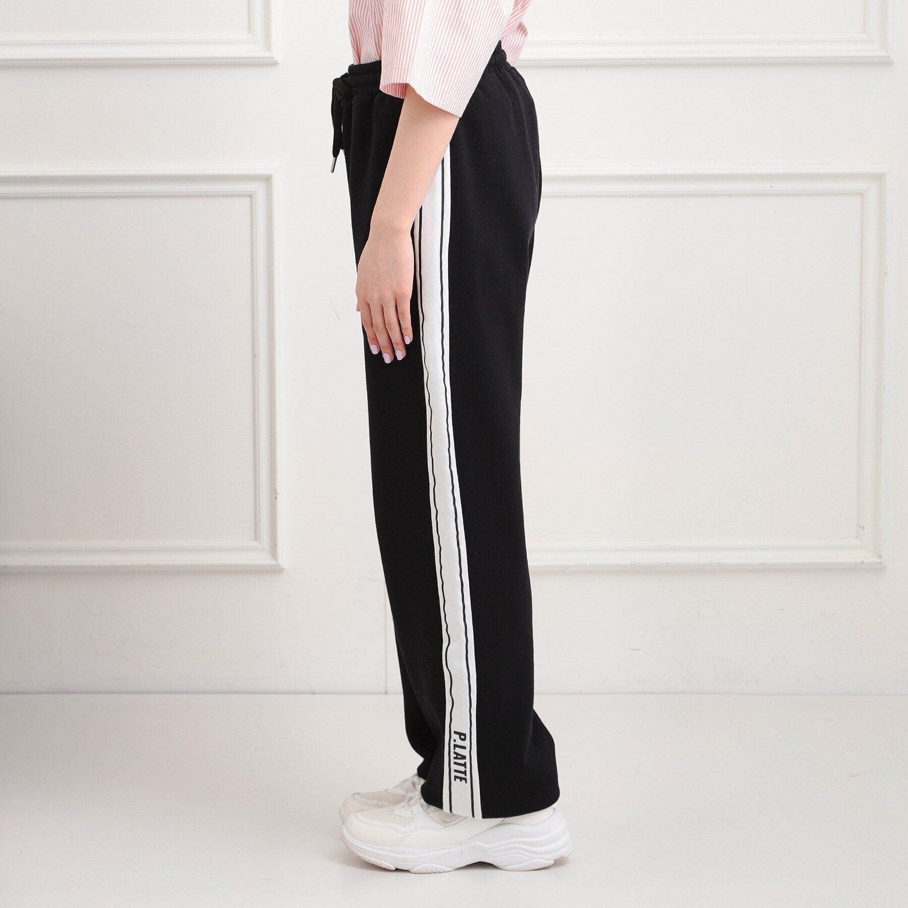 PINK-latte「ミニ裏毛サイド切替パンツ」|その他|