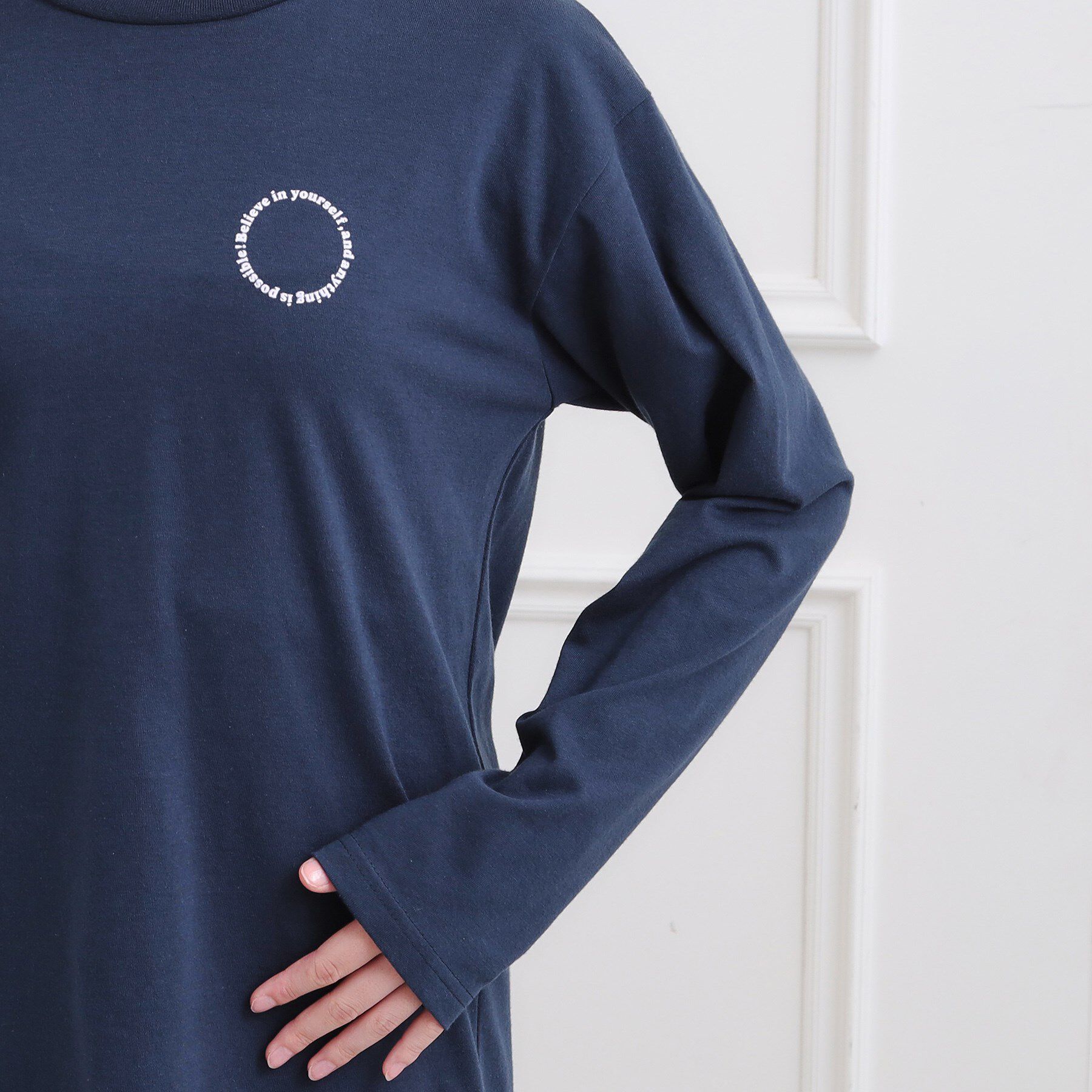 PINK-latte「フロッキーくまちゃんロンT」|Tシャツ・カットソー|