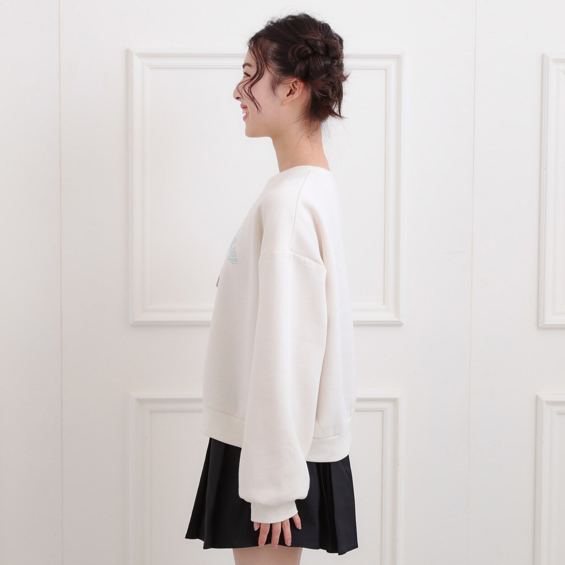 PINK-latte「ベロアリボンネコフォトトレーナー」|その他|