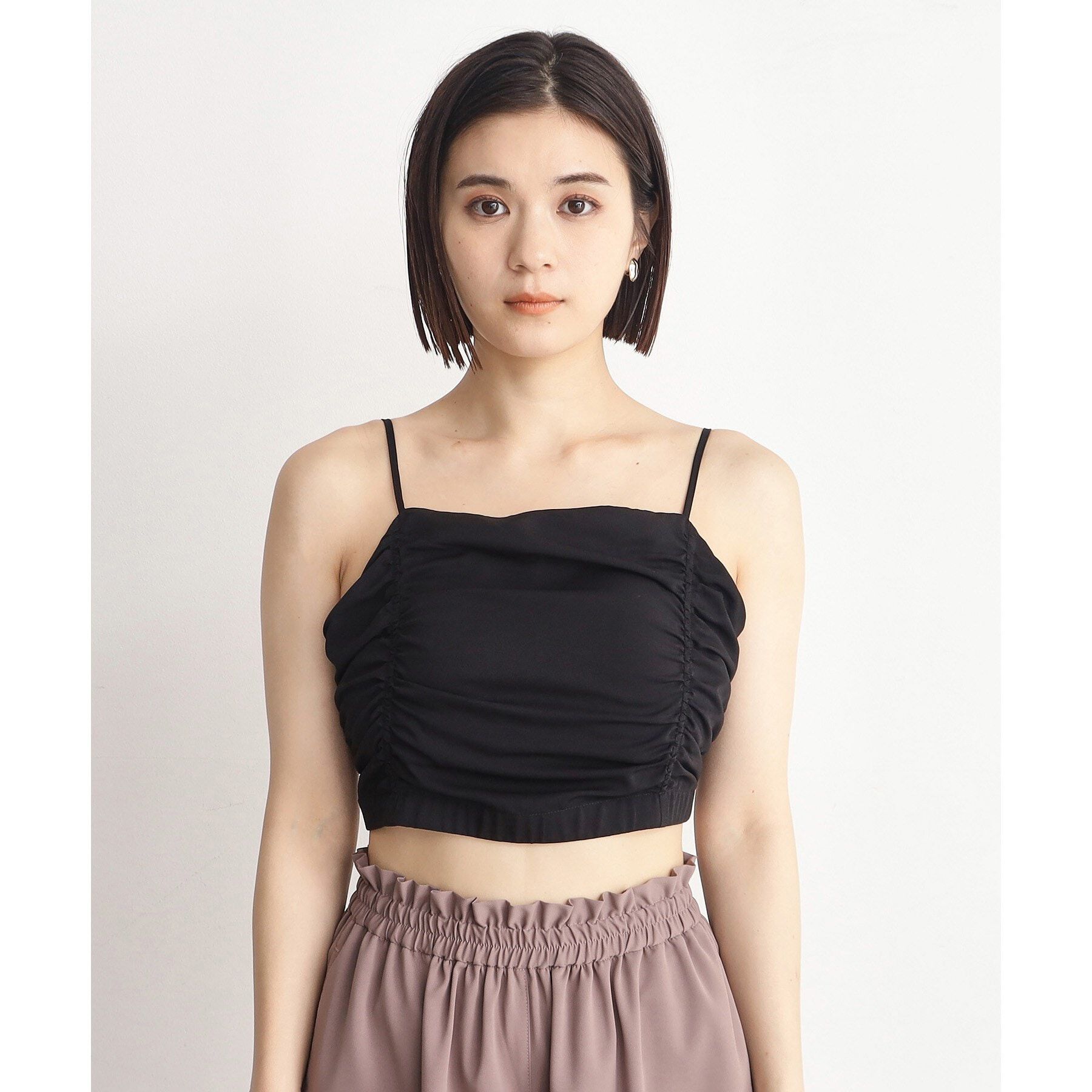 THE SHOP TK「【ラッシュガード/接触冷感/撥水/UVケア/洗える】MIZUGIWA_ホルター＆キャミビスチェ」|キャミソール|