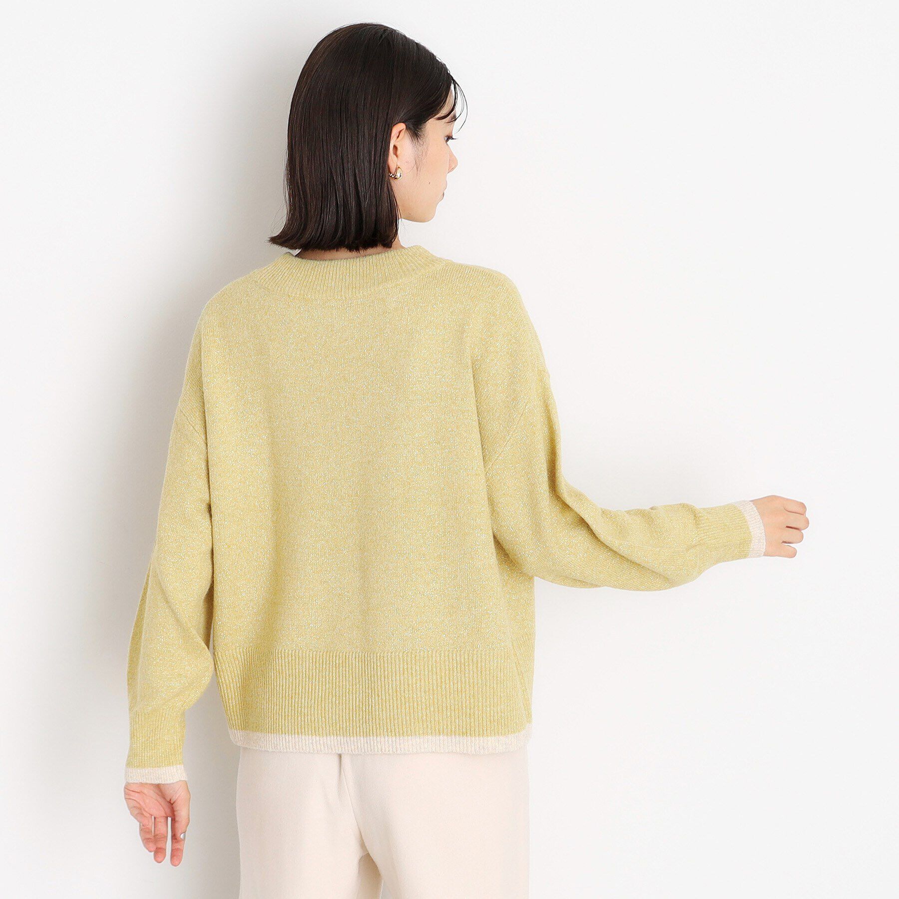 THE SHOP TK「【5カラー展開/洗えるニット】ミックスメランジ&times;ラメニット」|ニット・セーター|