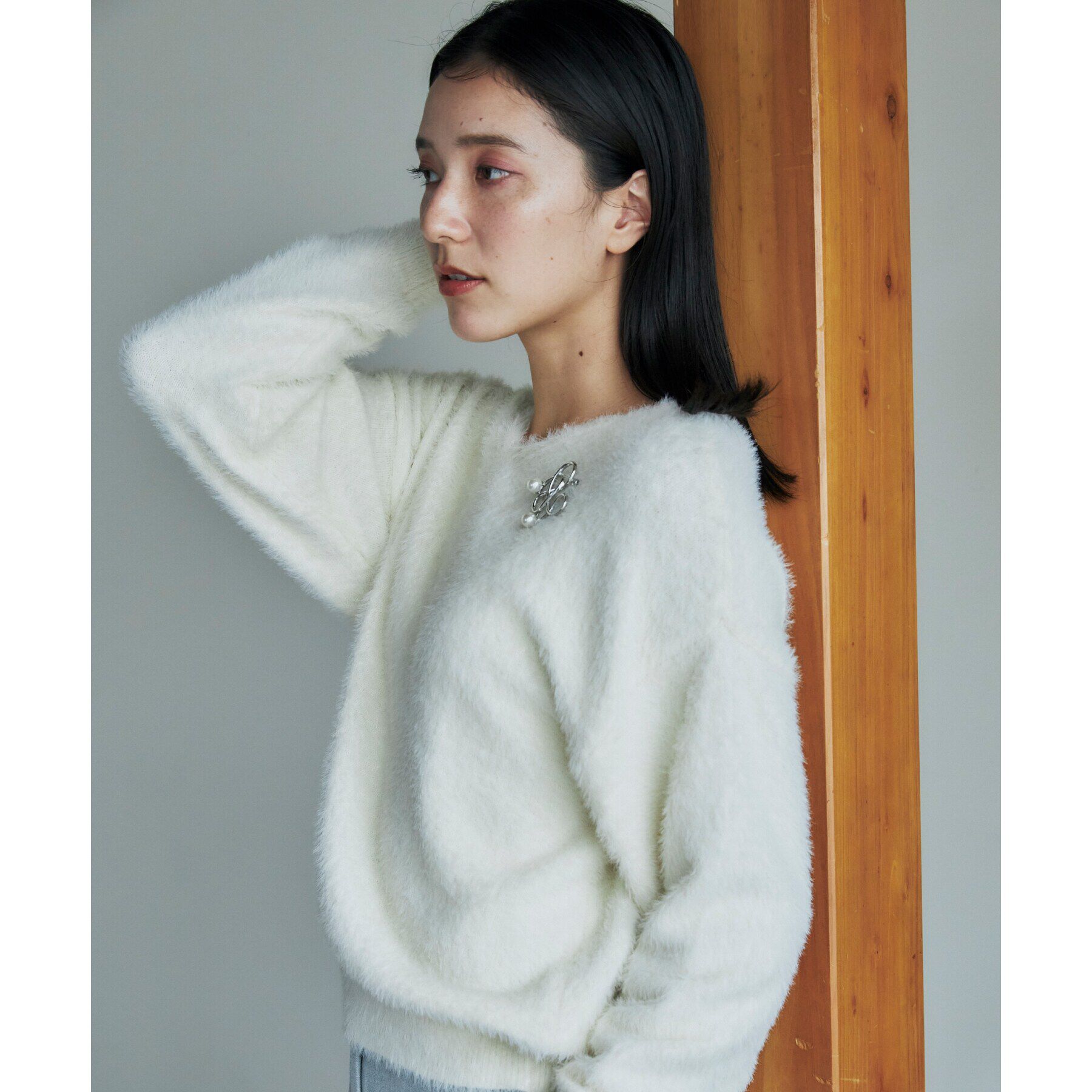 THE SHOP TK「【＠BAILA掲載】【前後2way】フェザーニット/洗える」|ニット・セーター|