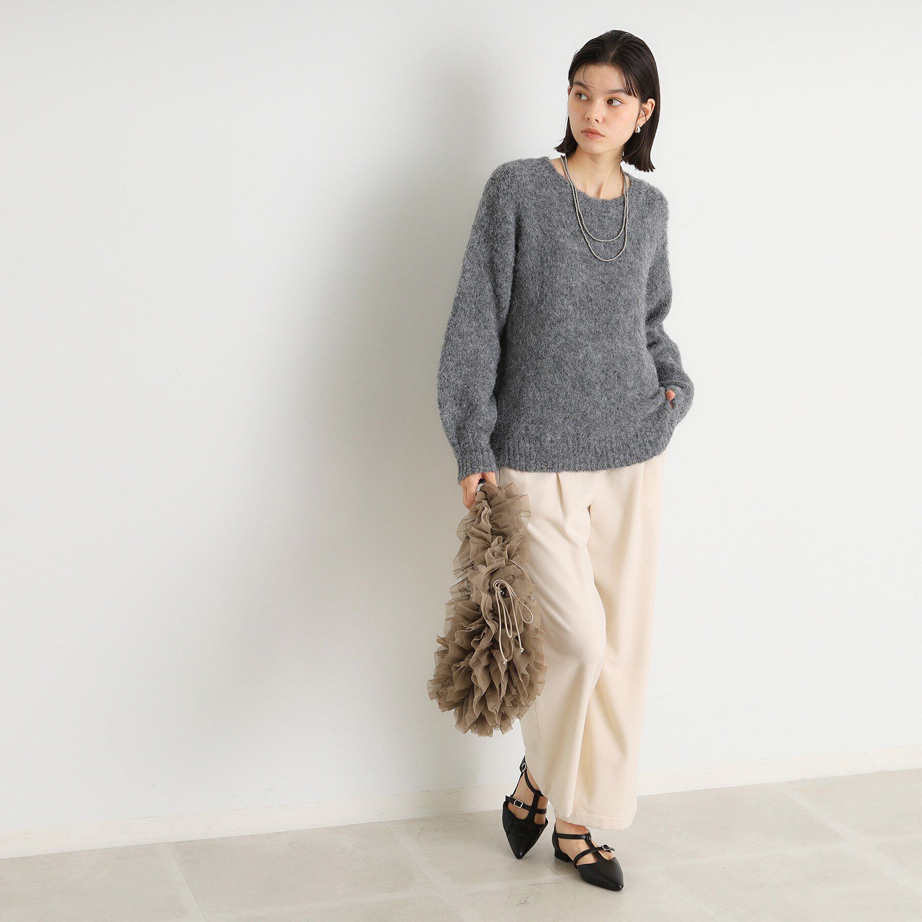 THE SHOP TK「チュールフリルバッグ」|ショルダー・メッセンジャー|