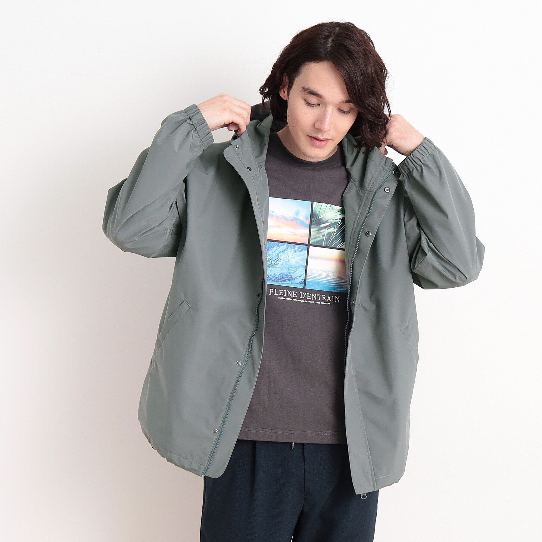 THE SHOP TK「3レイヤーマウンテンパーカ　防風機能」|ブルゾン・スタジャン|