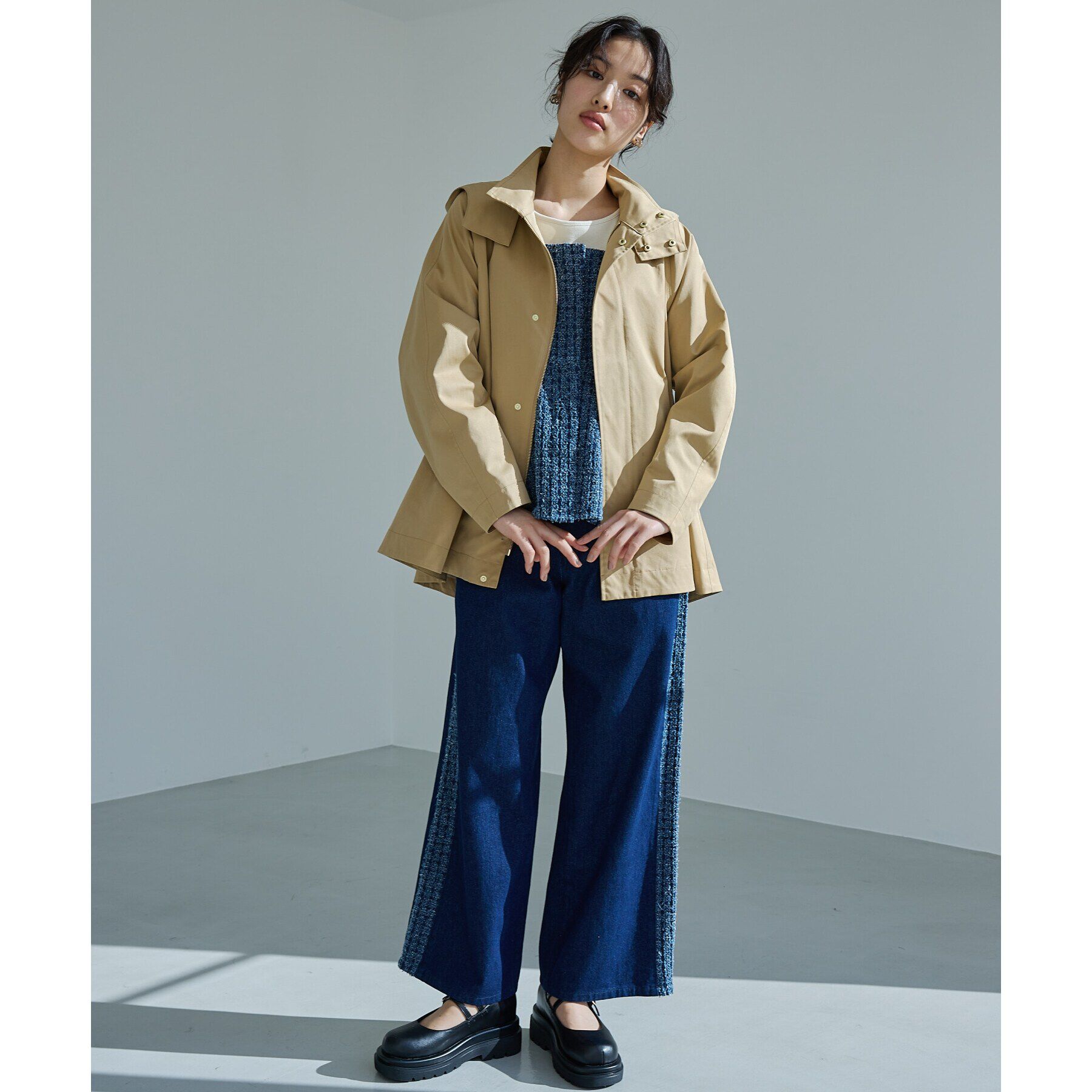 THE SHOP TK「【後ろタック】マウンテンパーカ/洗える」|ブルゾン・スタジャン|