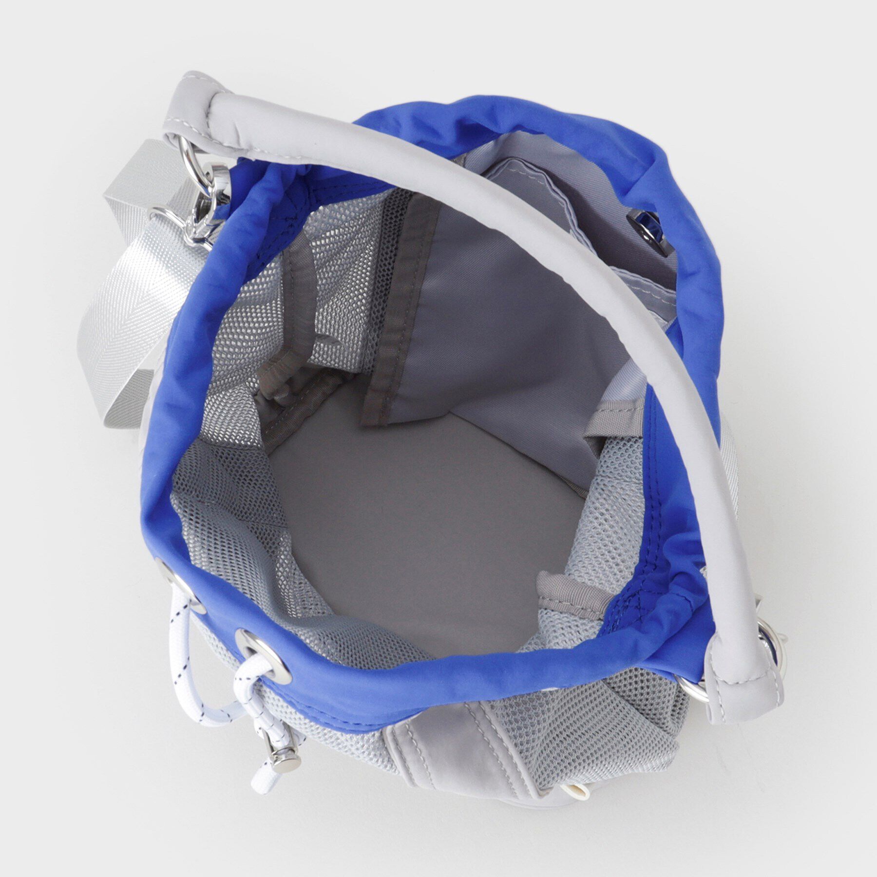 THE SHOP TK「メッシュナイロンコンビ巾着ショルダーバッグ」|ショルダー・メッセンジャー|