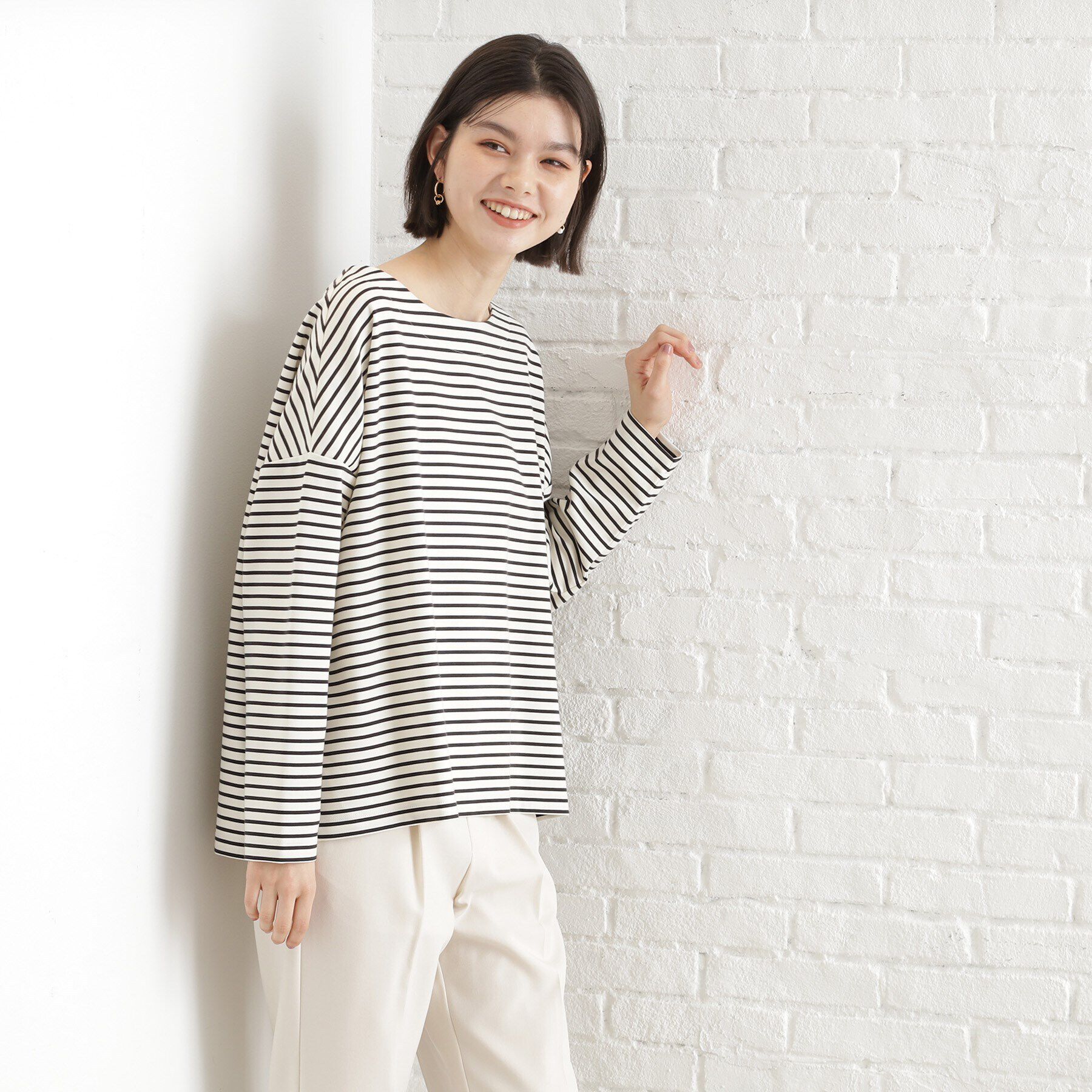 THE SHOP TK「ドロップショルダープルオーバー【洗える】」|Tシャツ・カットソー|