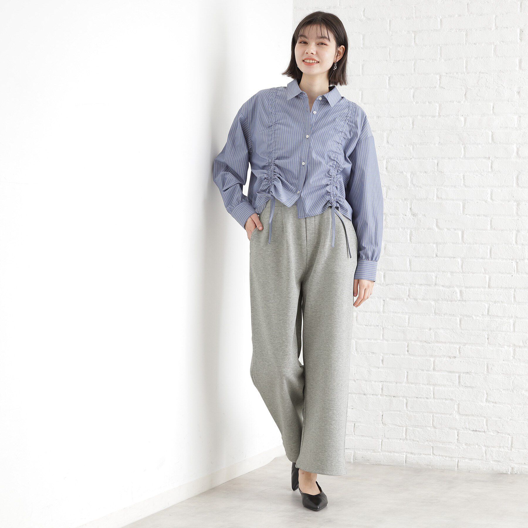 THE SHOP TK「スウェットワイドパンツ【洗える】」|その他|