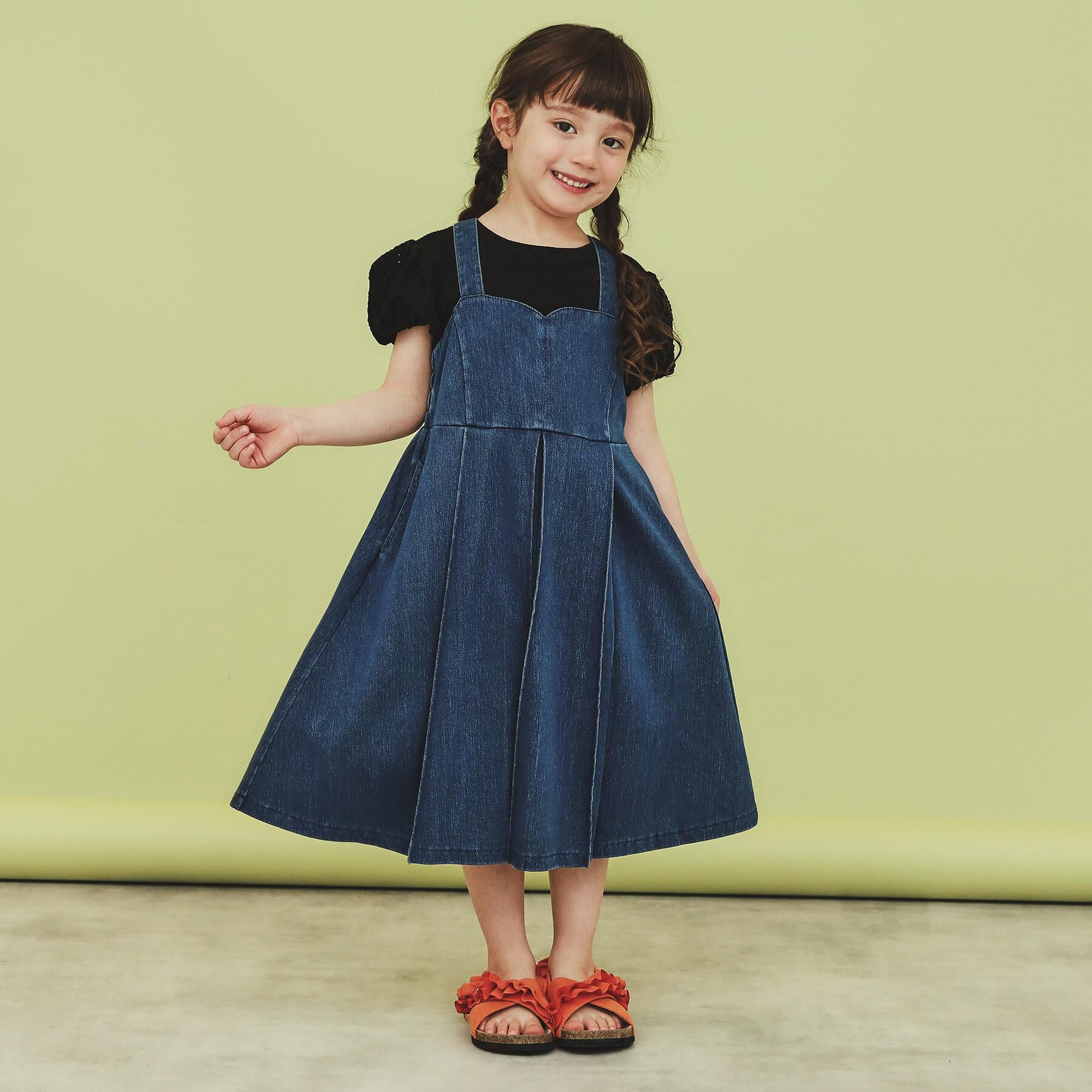 THE SHOP TK「【100-150】バルーンスリーブ半袖プルオーバー/洗濯機OK」|Tシャツ・カットソー|