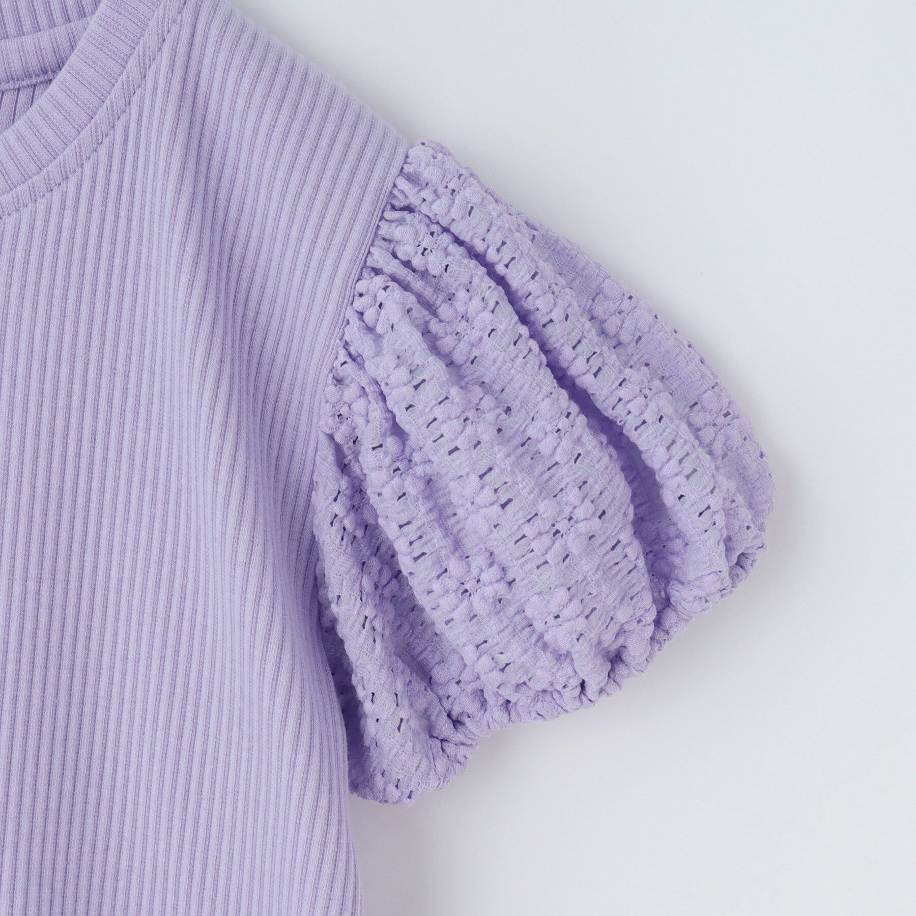 THE SHOP TK「【100-150】バルーンスリーブ半袖プルオーバー/洗濯機OK」|Tシャツ・カットソー|