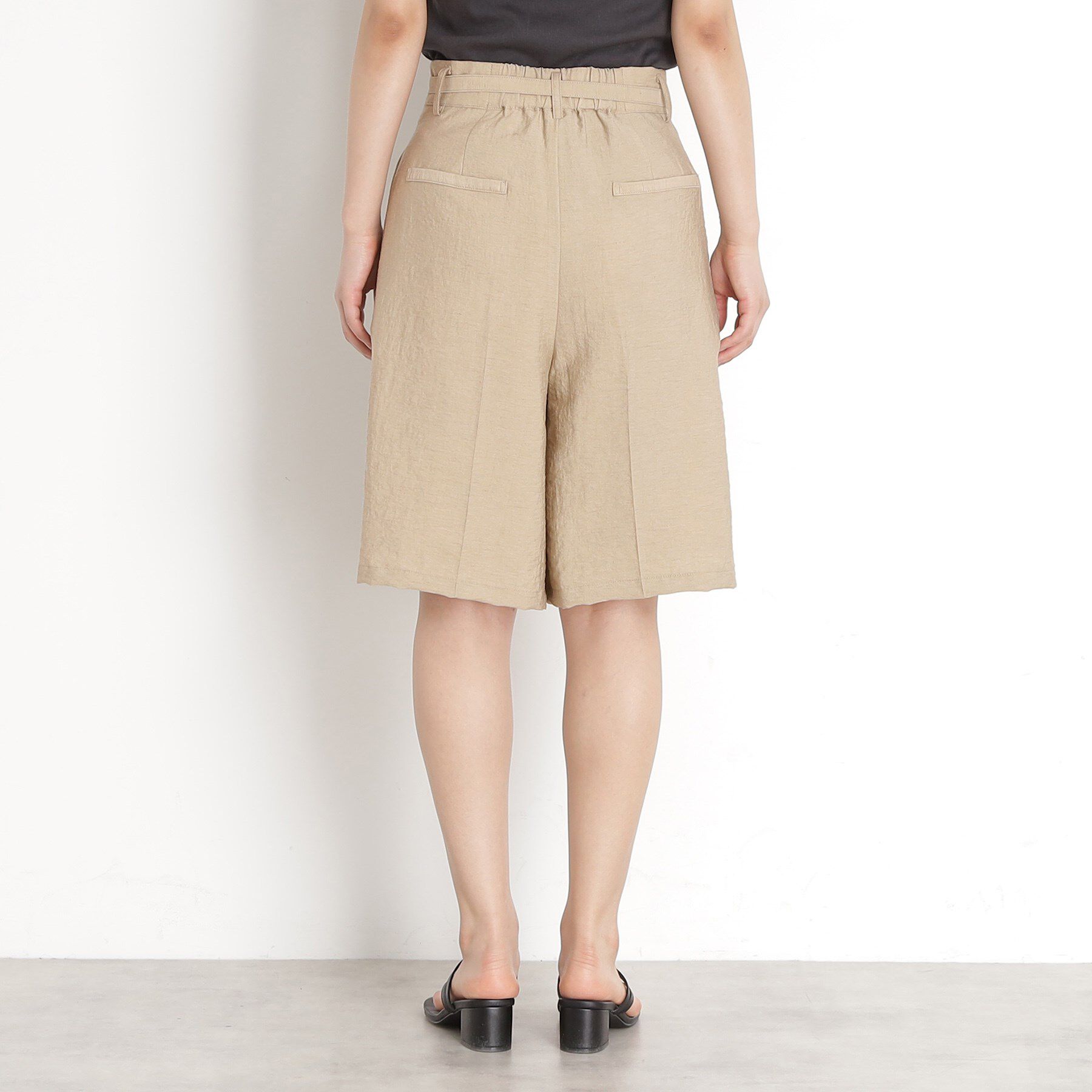 THE SHOP TK「リネン混ハーフパンツ【洗える/セットアップ可】」|その他|