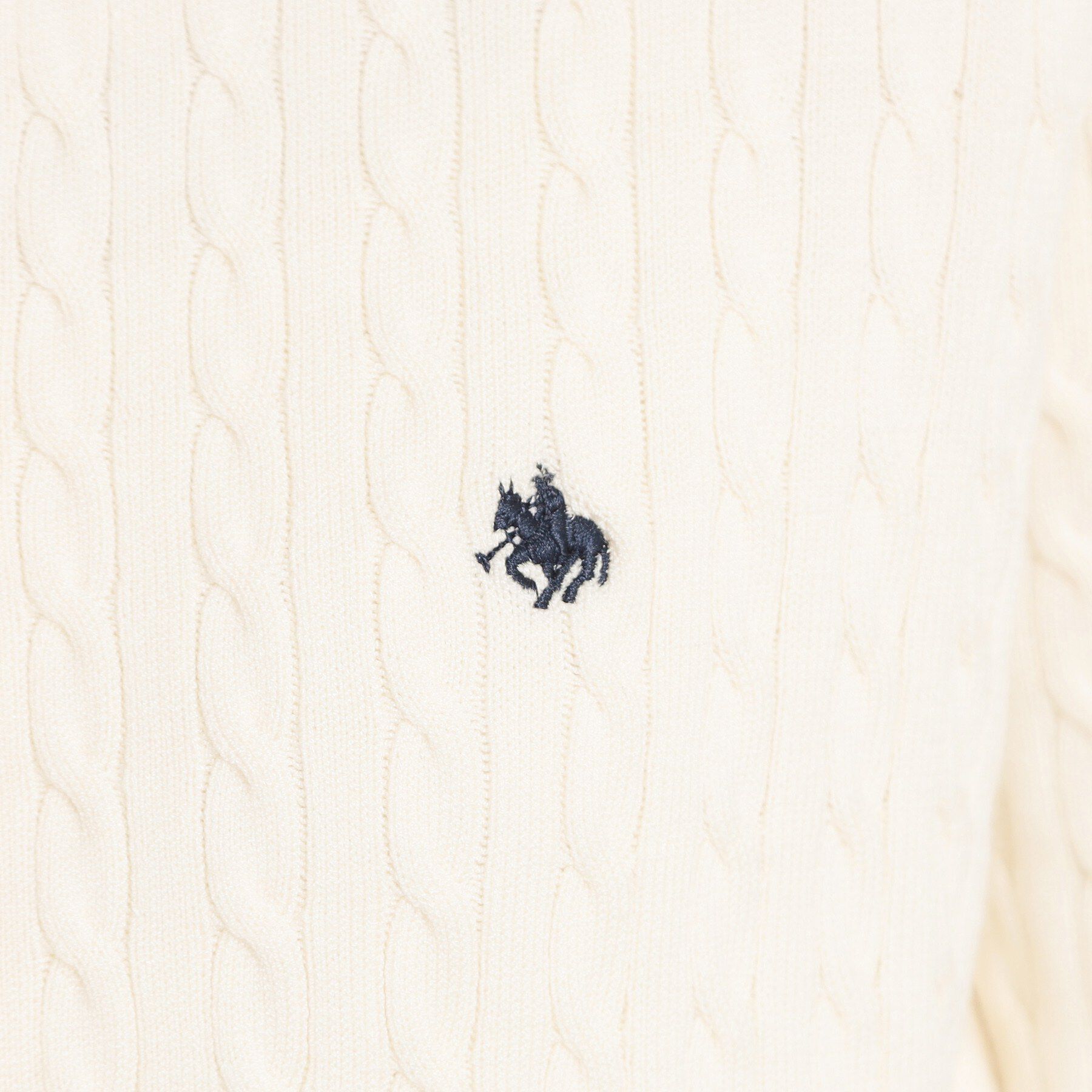 THE SHOP TK「POLO BCS ケーブルカーディガン」|カーディガン|