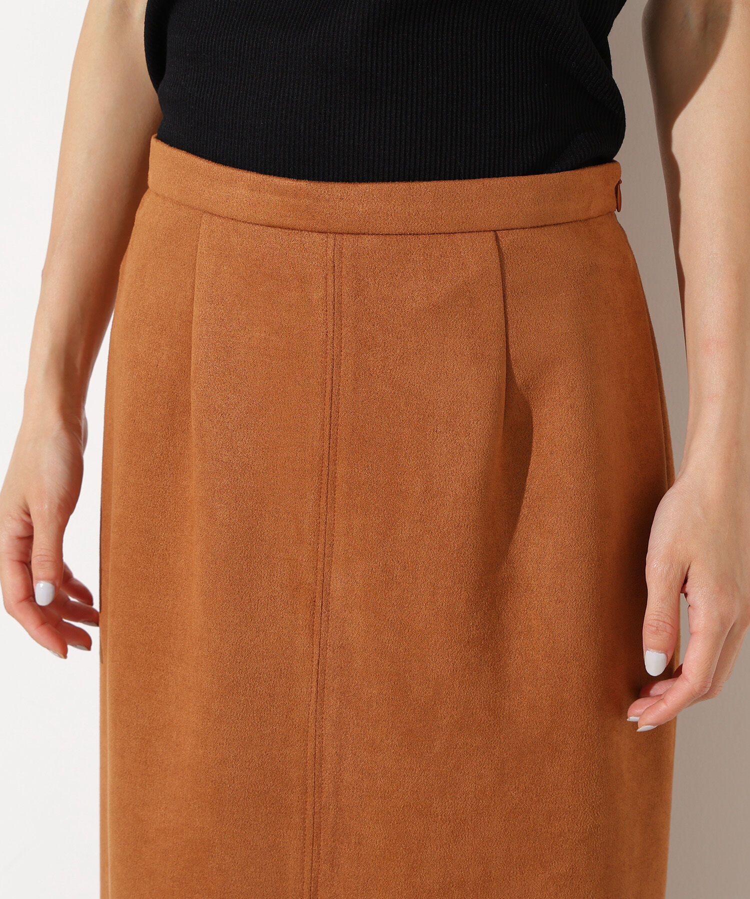  「フェイクスウェードスリットスカート」|スカート|