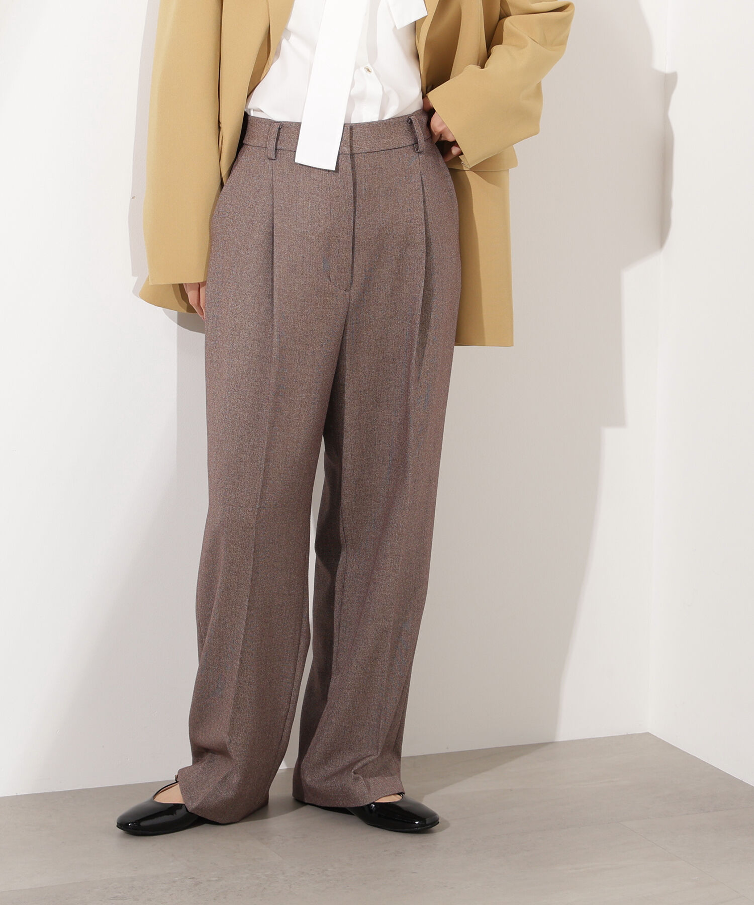  「ツィーディーワンタックストレートパンツ」|その他|