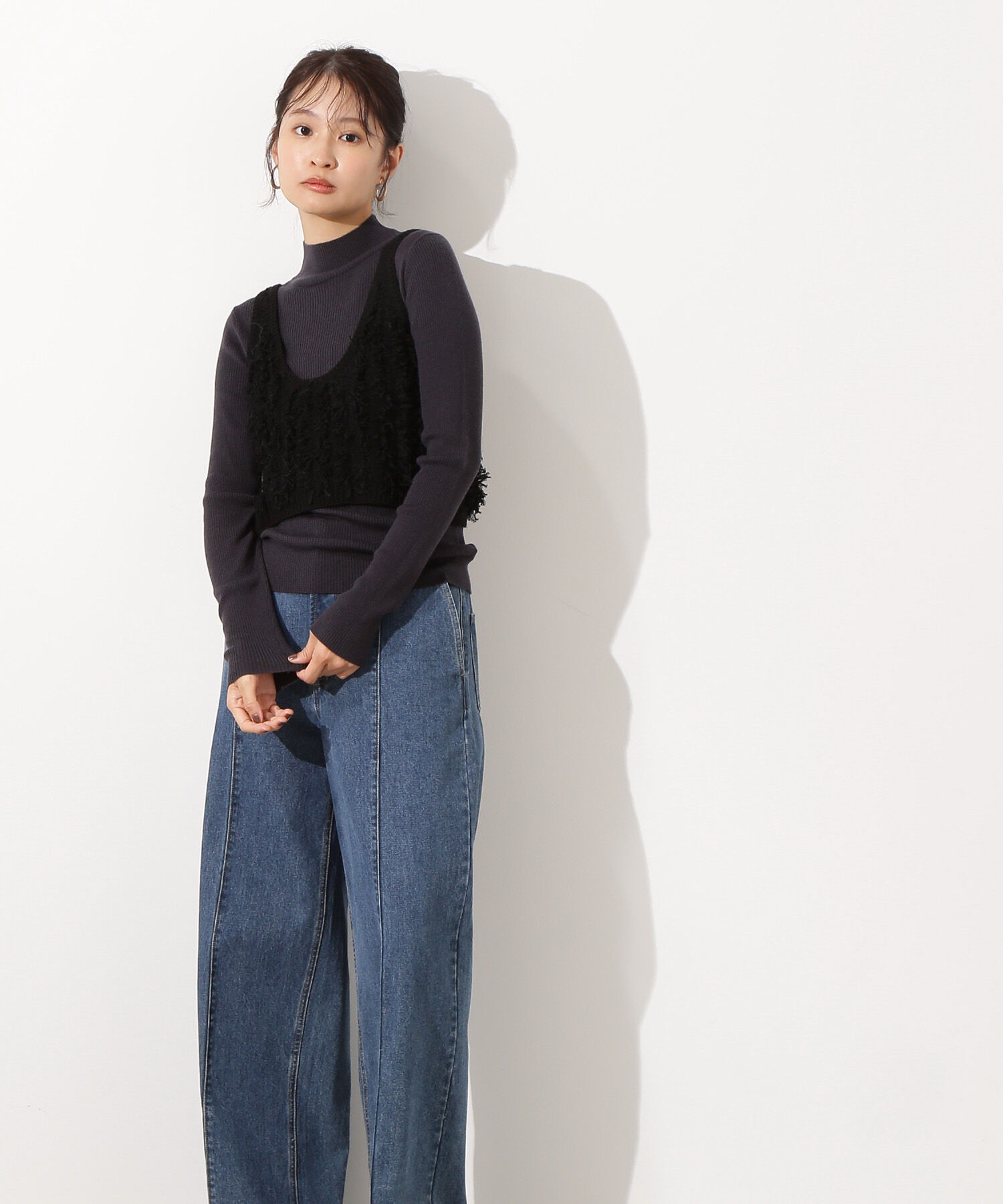  「フリンジニットベストセット」|ニット・セーター|