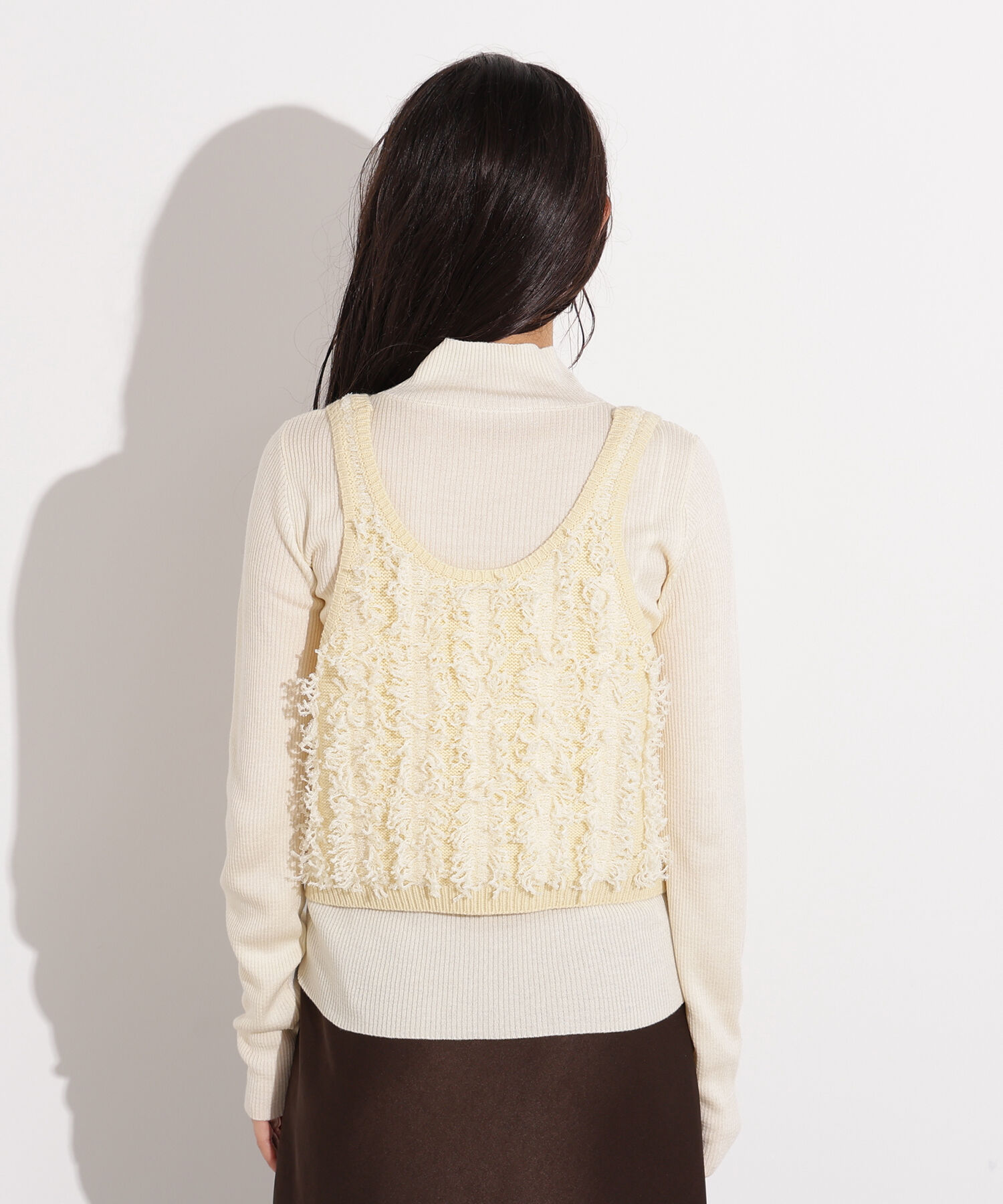  「フリンジニットベストセット」|ニット・セーター|