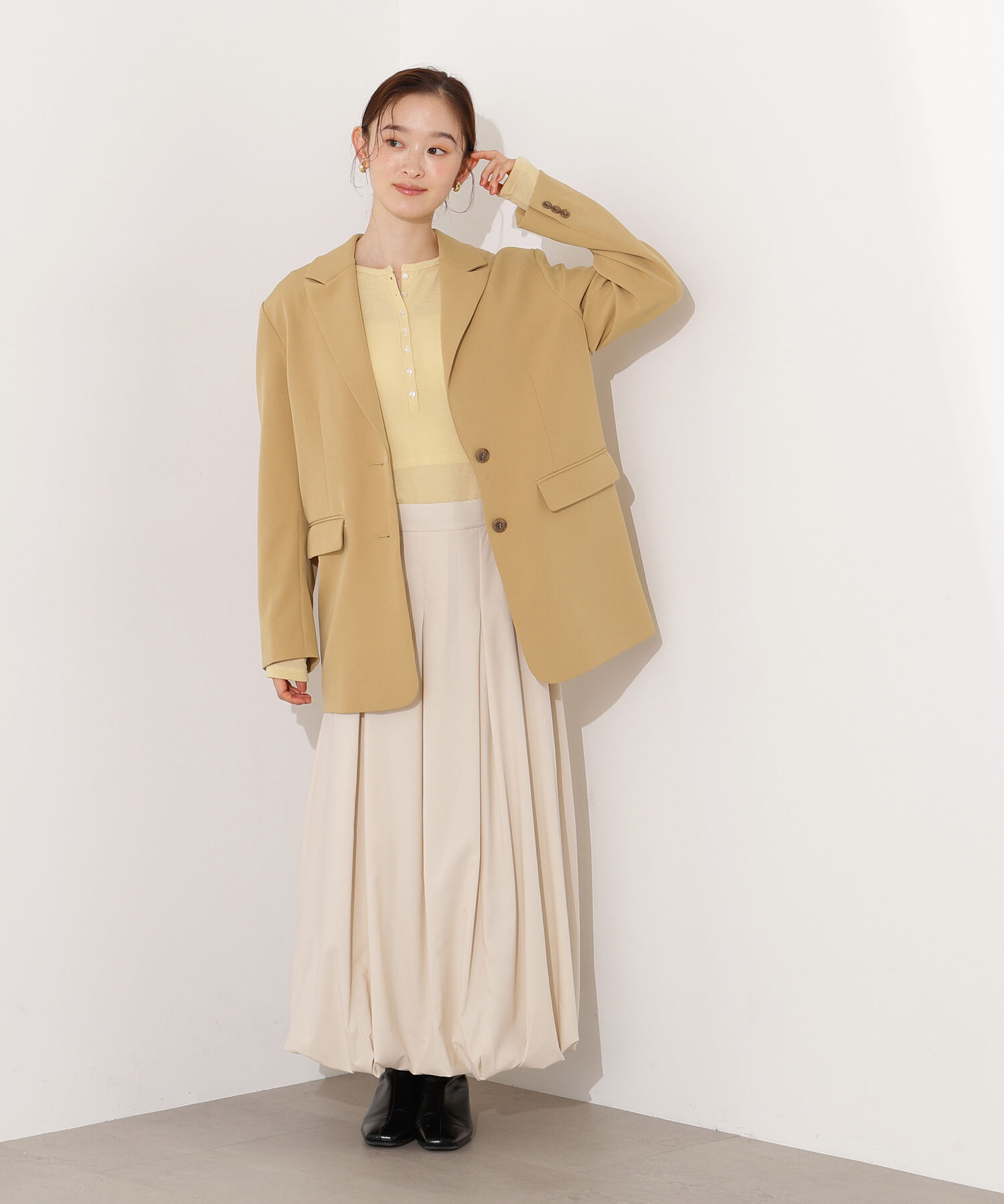  「バルーンタックスカート」|スカート|