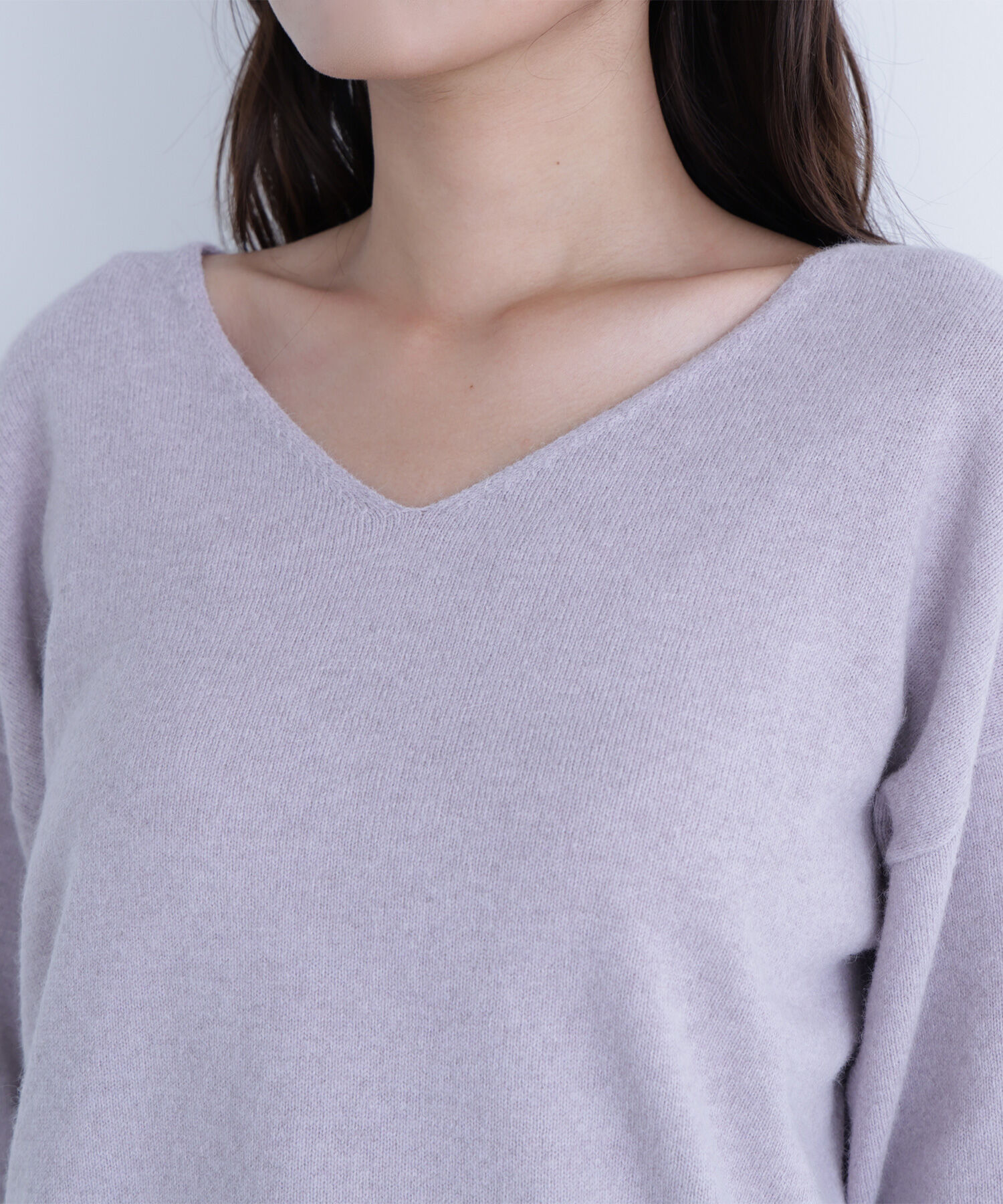  「FOX混ジェントリーシリーズ Vネックニット」|ニット・セーター|