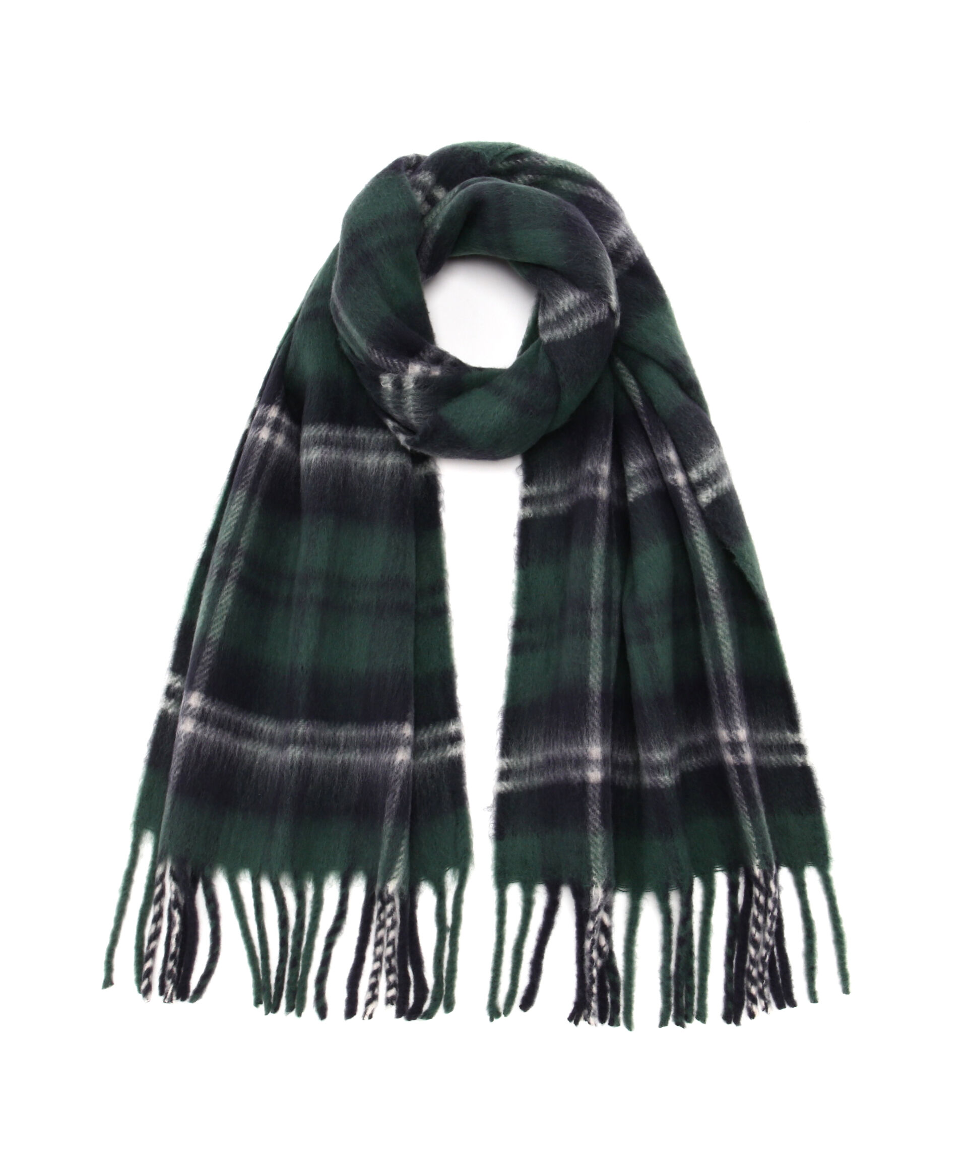  「ソフトブークレーチェックマフラー」|マフラー|