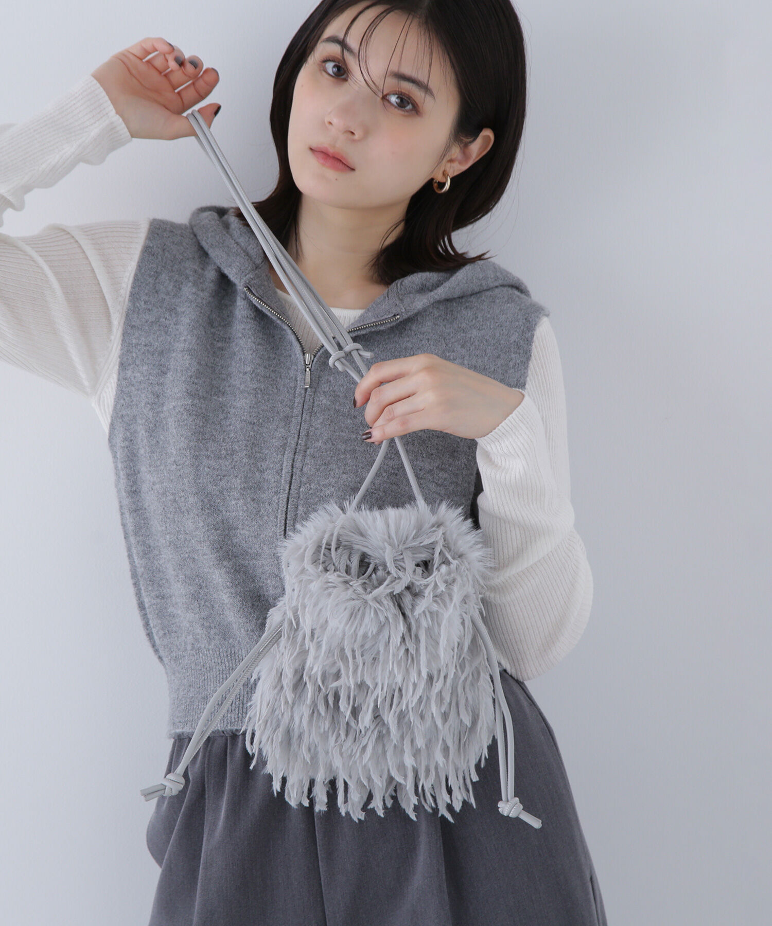  「フェイクフェザードロストバッグ」|ショルダー・メッセンジャー|