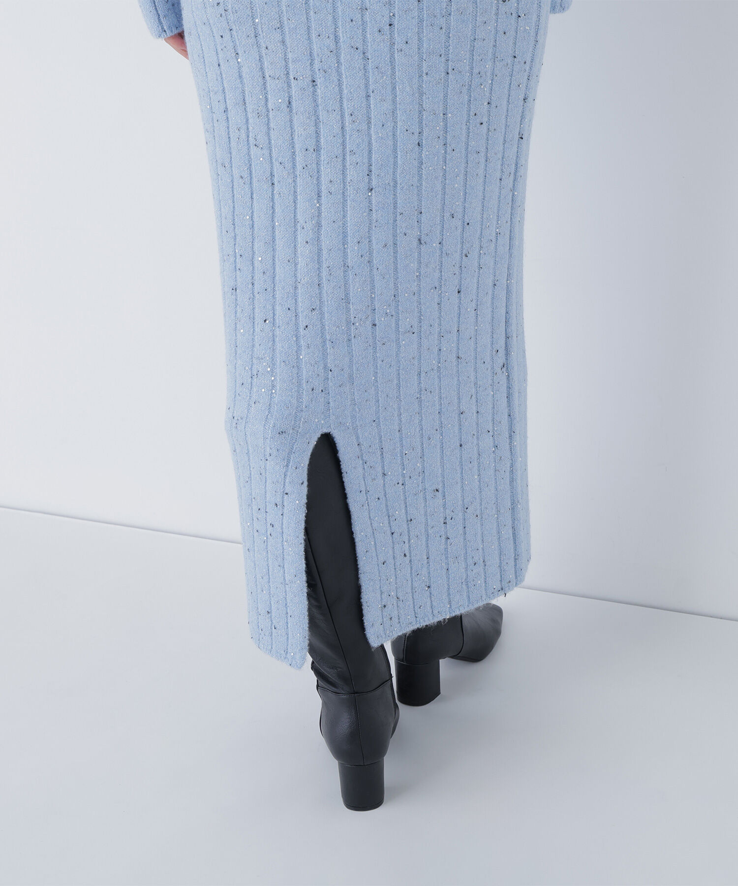  「スパンコールラメニットセットアップ」|ワンピース|