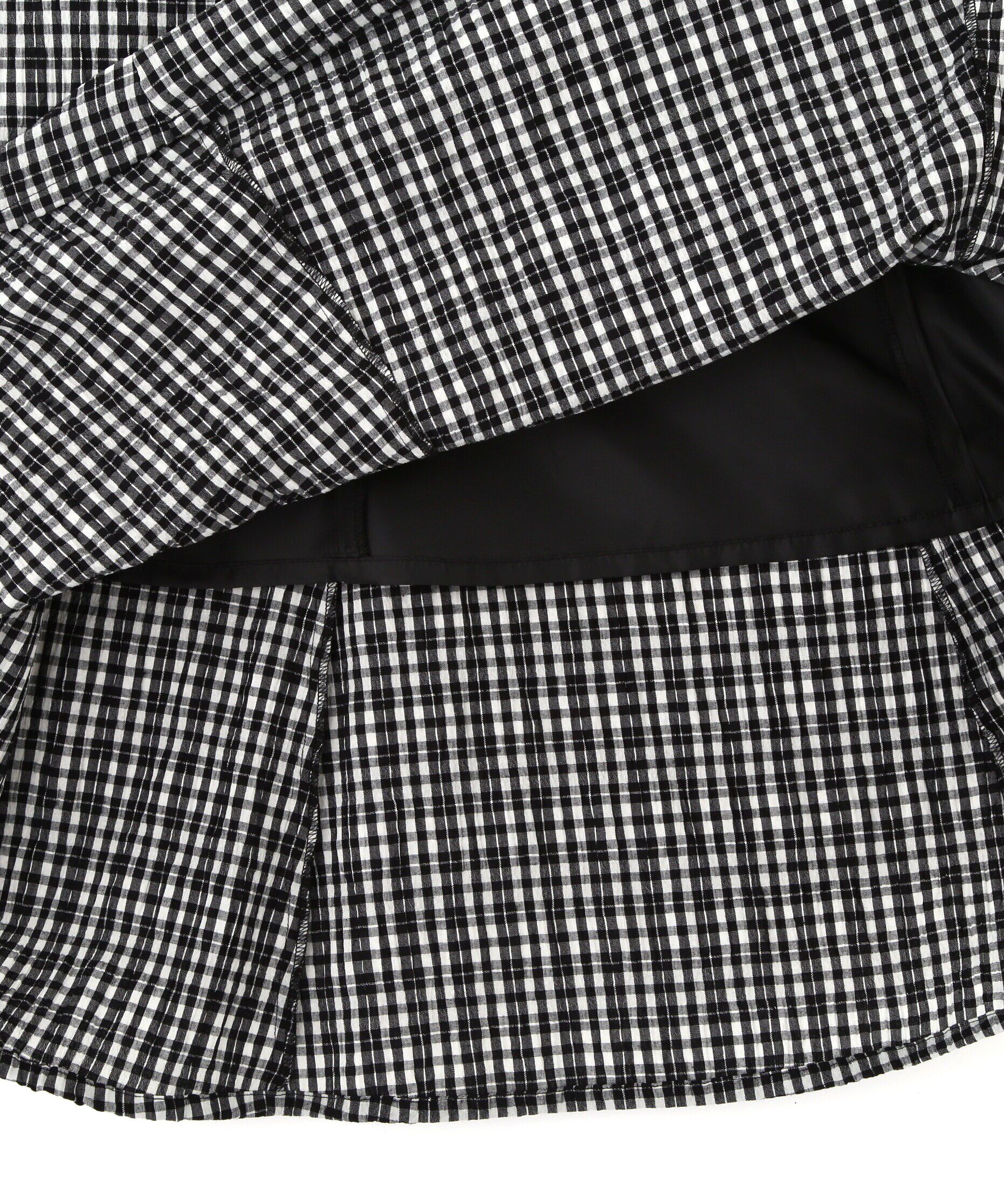  「ぽこぽこチェックマーメイドキャミワンピース」|ワンピース|