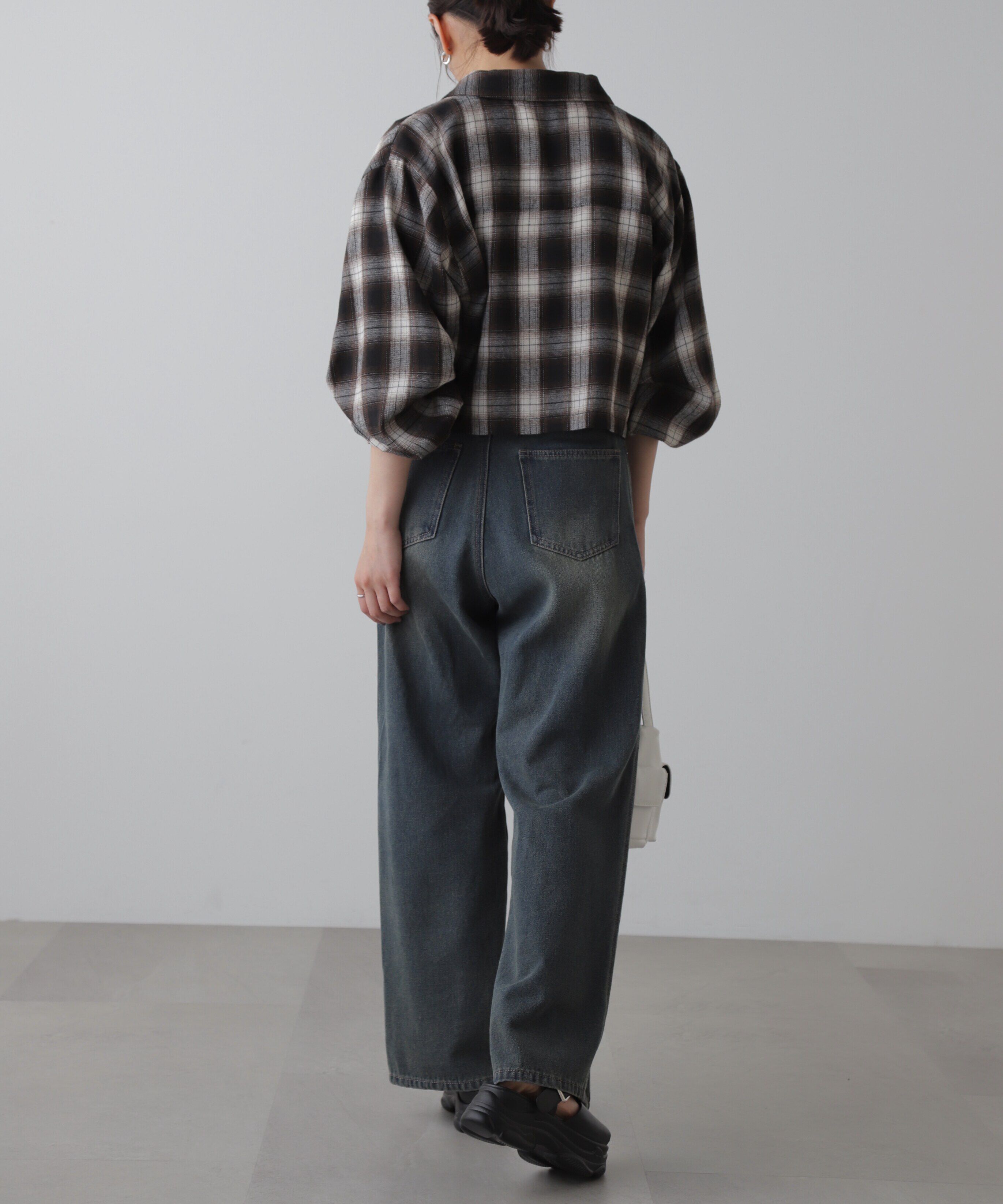  「ビッグポケットショート丈シャツ」|シャツ・ブラウス|