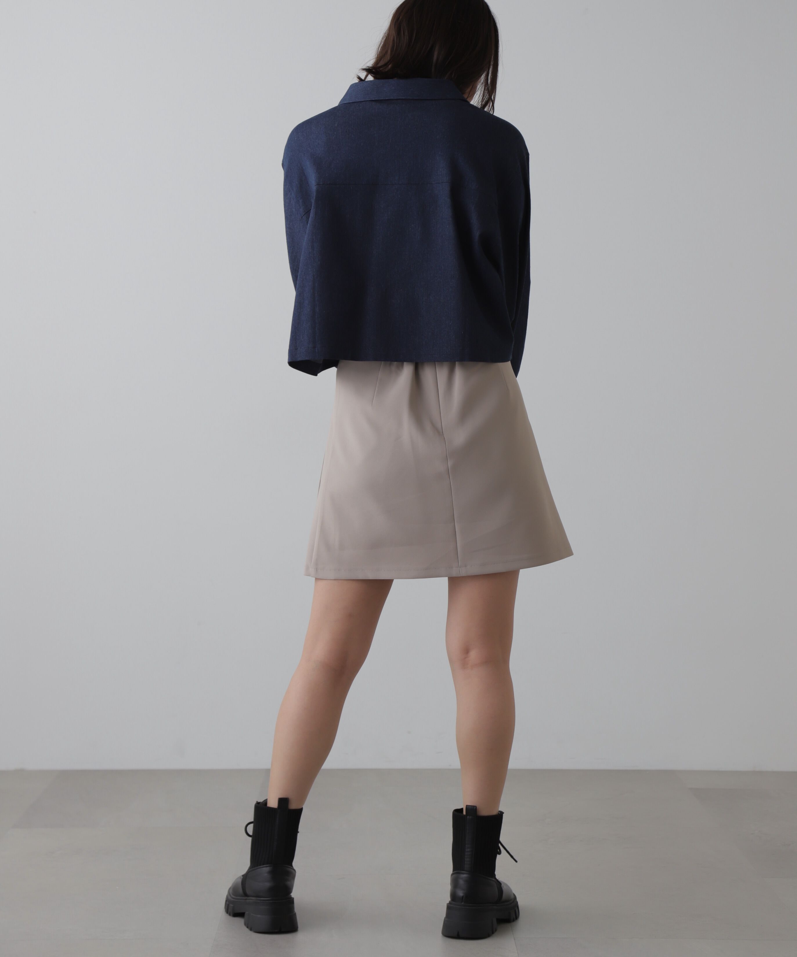  「ビッグポケットショート丈シャツ」|シャツ・ブラウス|