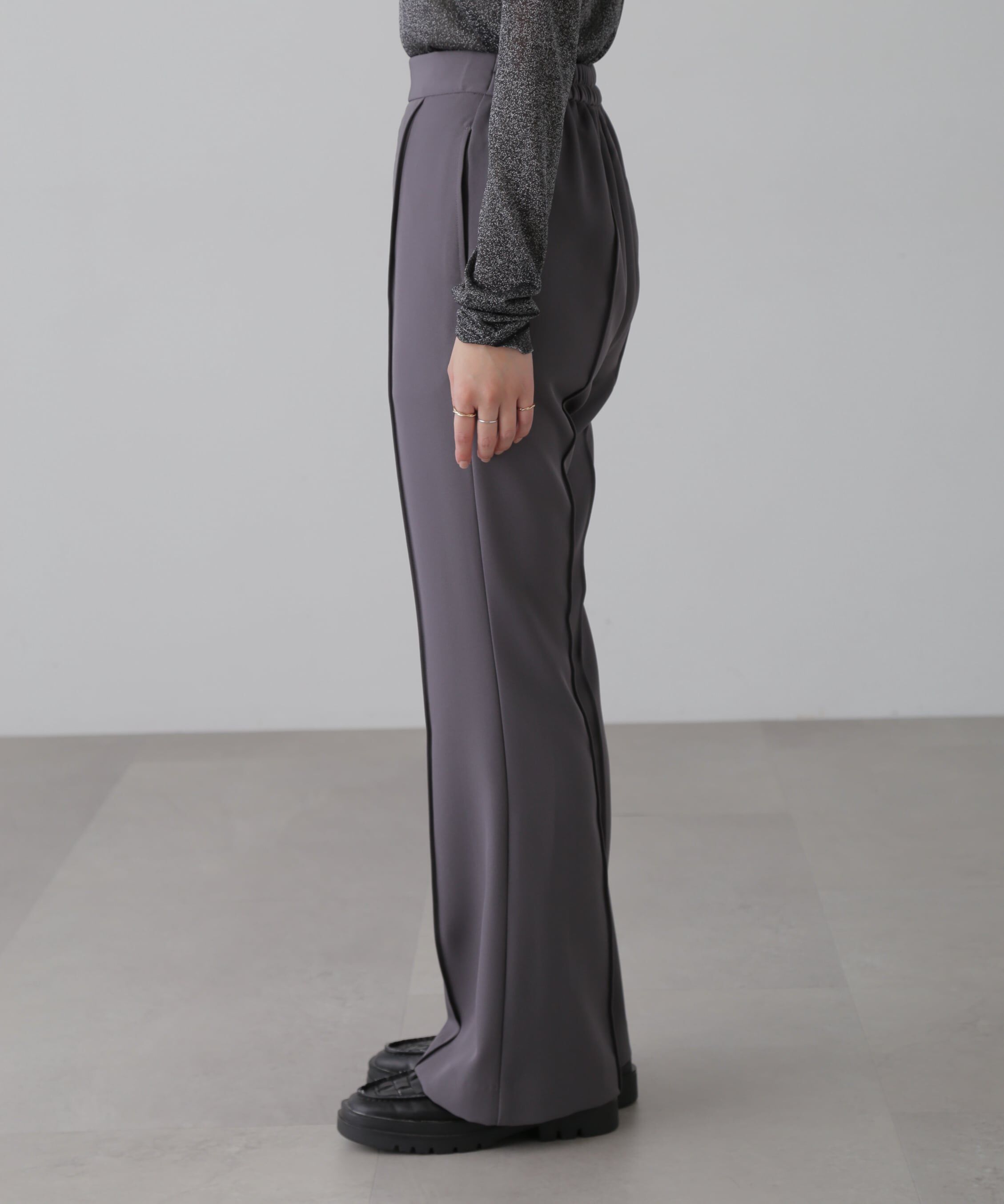  「[低身長サイズ/Sシリーズ]フレアセンタープレスパンツ」|その他|