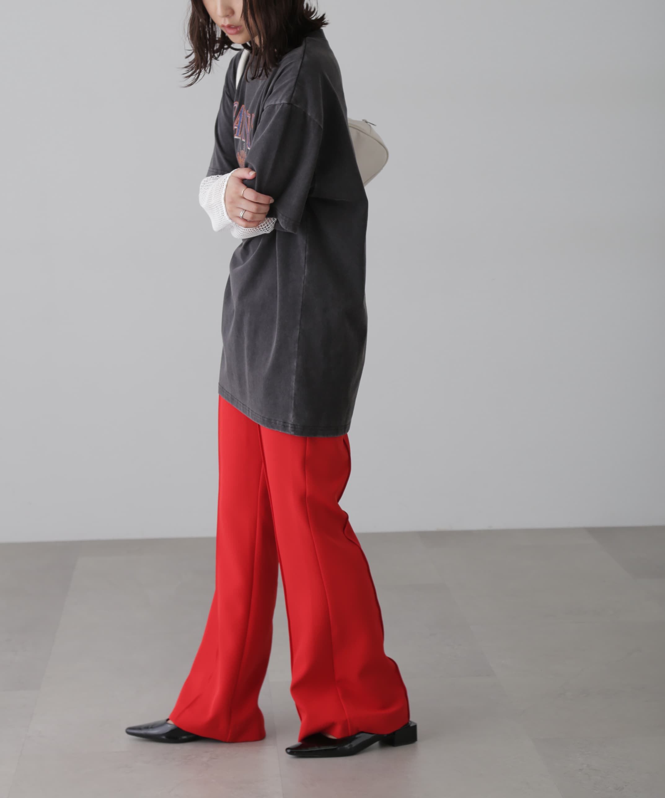  「[低身長サイズ/Sシリーズ]フレアセンタープレスパンツ」|その他|