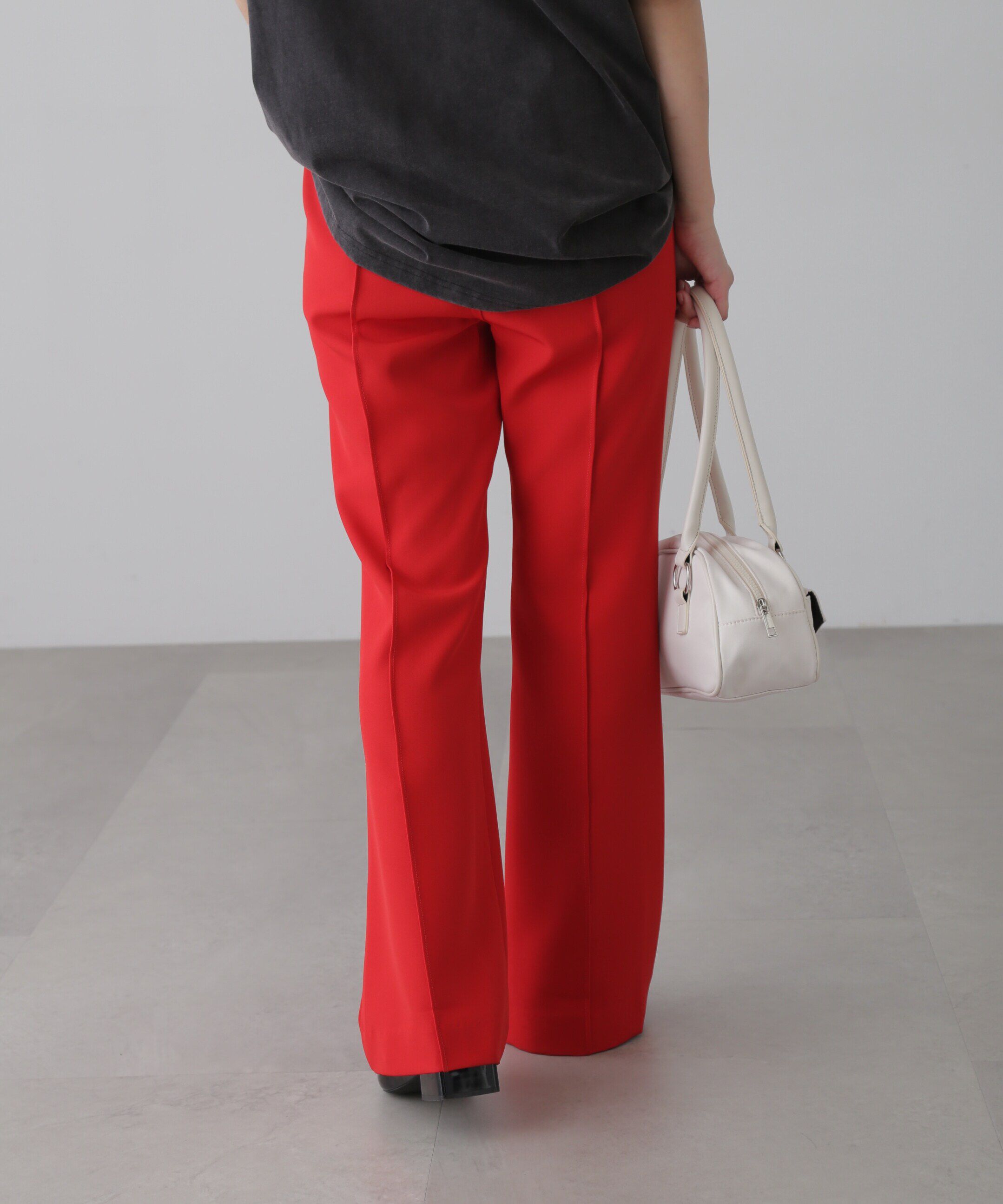  「[低身長サイズ/Sシリーズ]フレアセンタープレスパンツ」|その他|