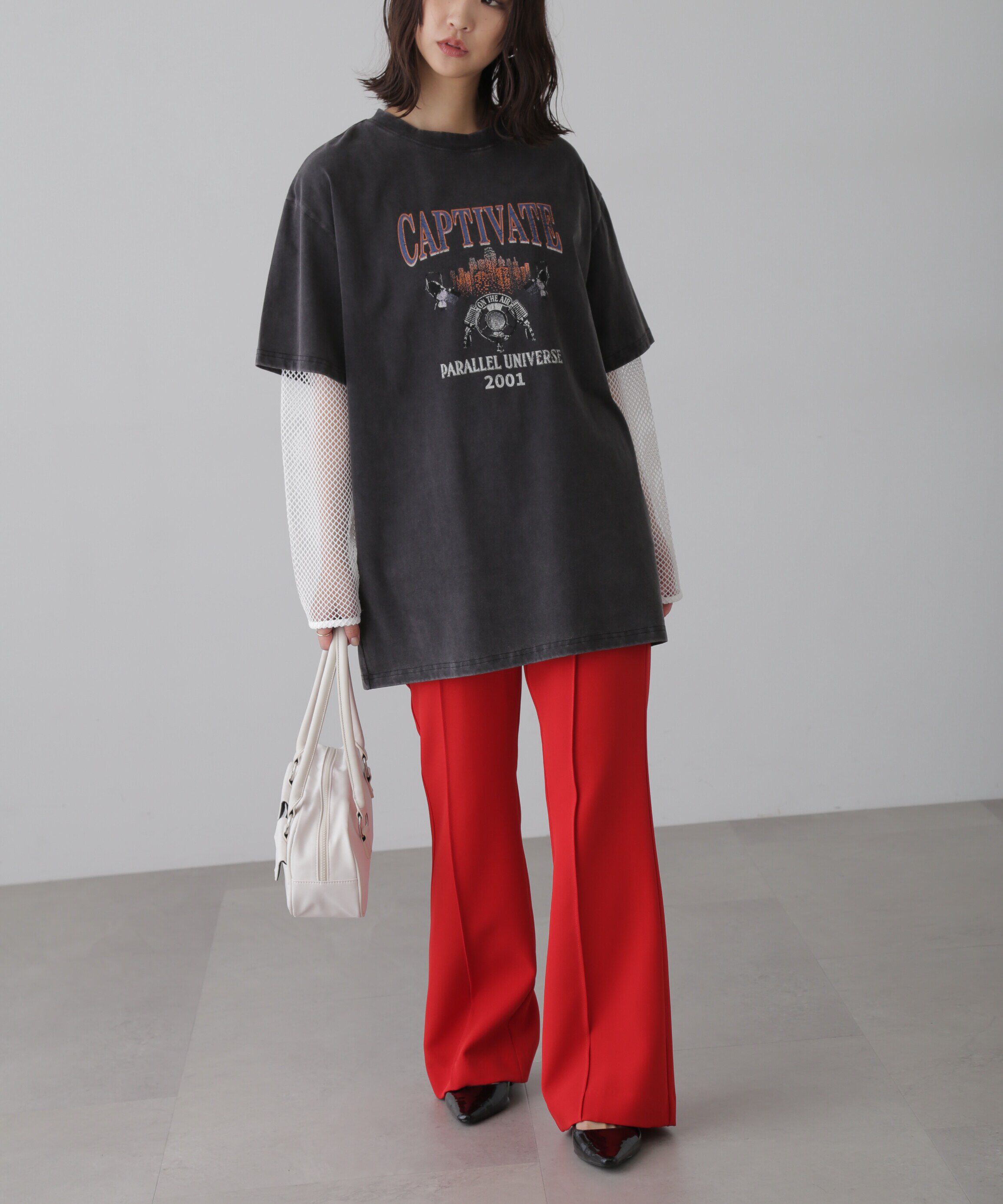  「[低身長サイズ/Sシリーズ]フレアセンタープレスパンツ」|その他|