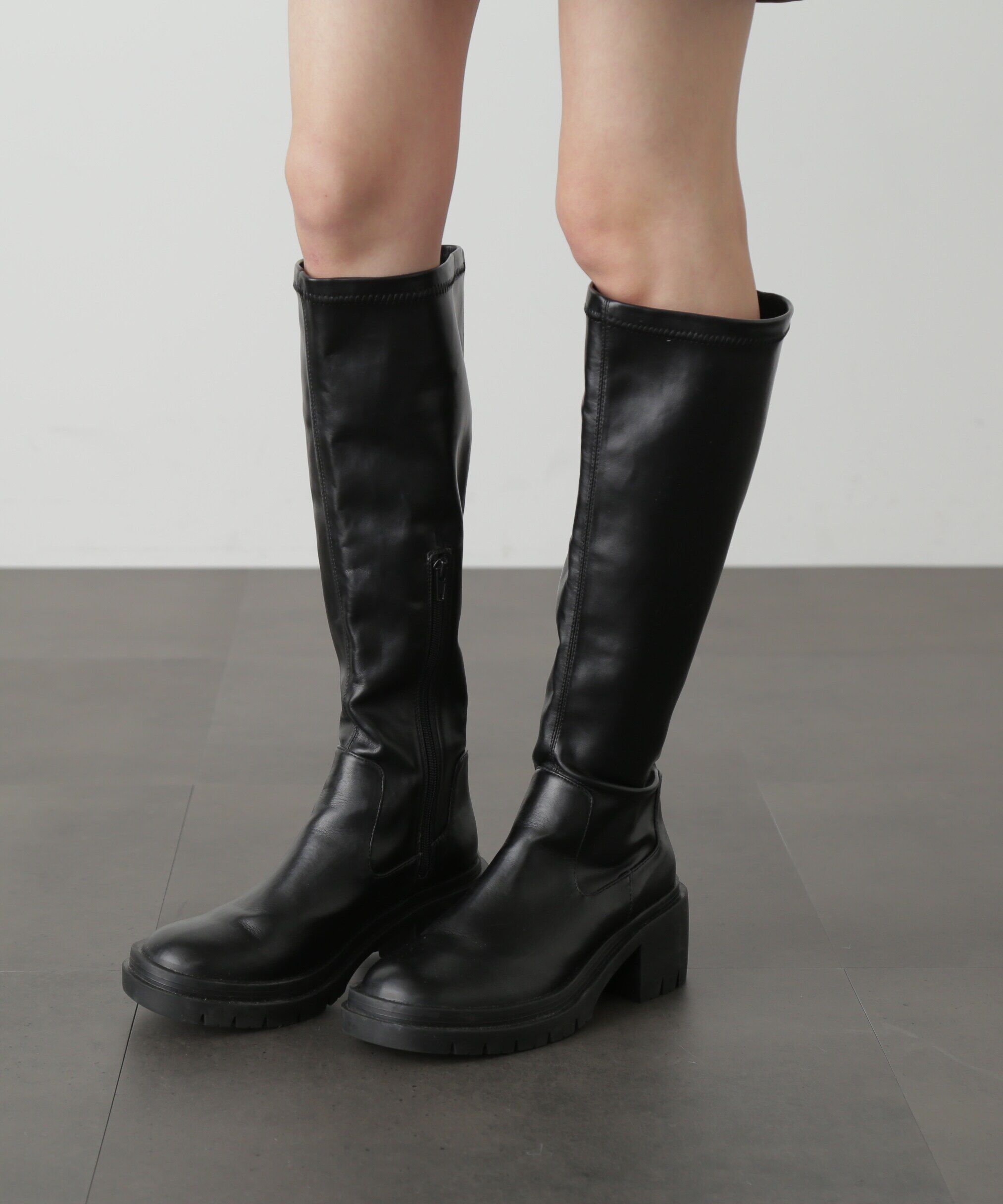  「ワイドヒールストレッチブーツ」|その他|