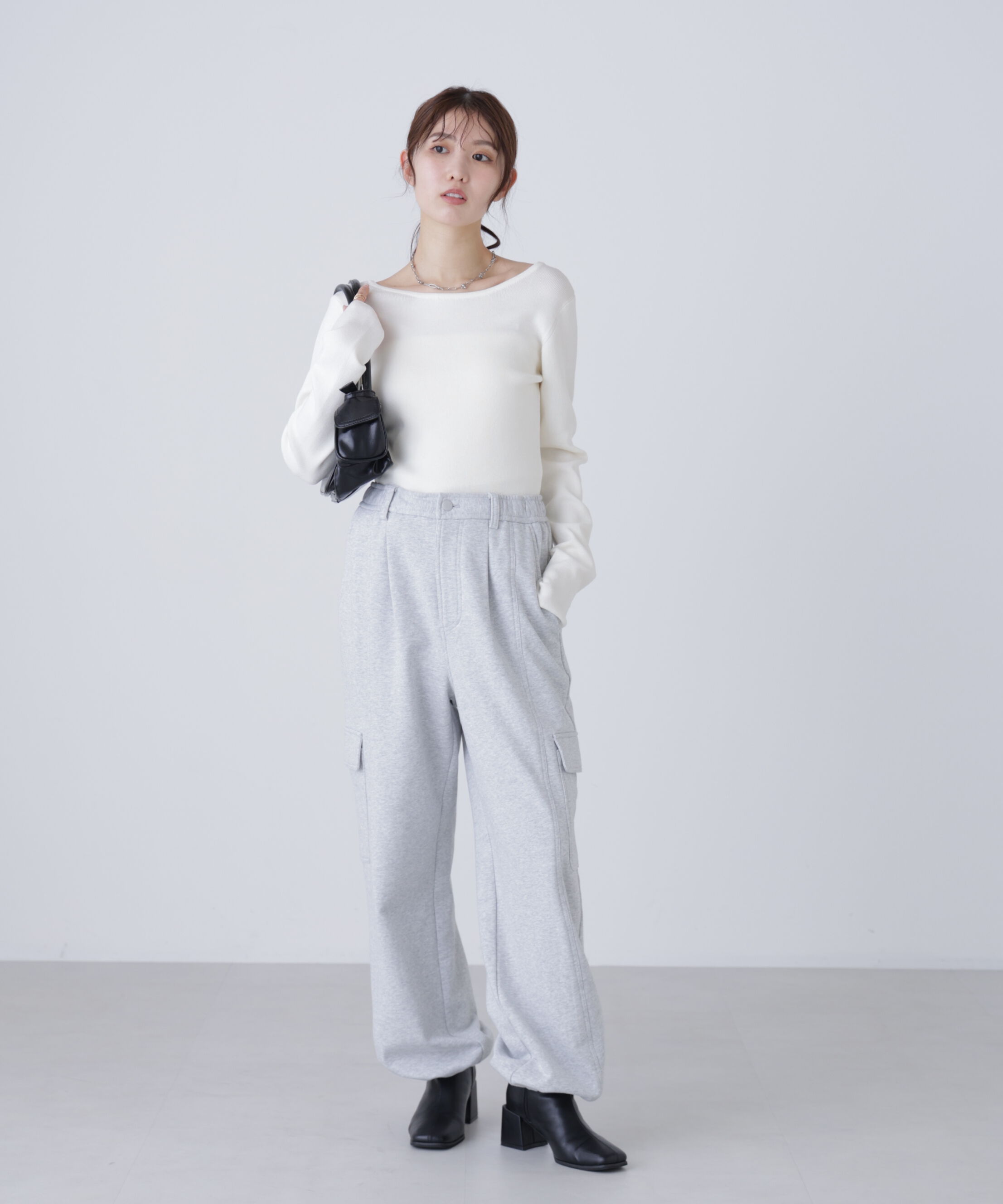  「バックオープンニット」|ニット・セーター|