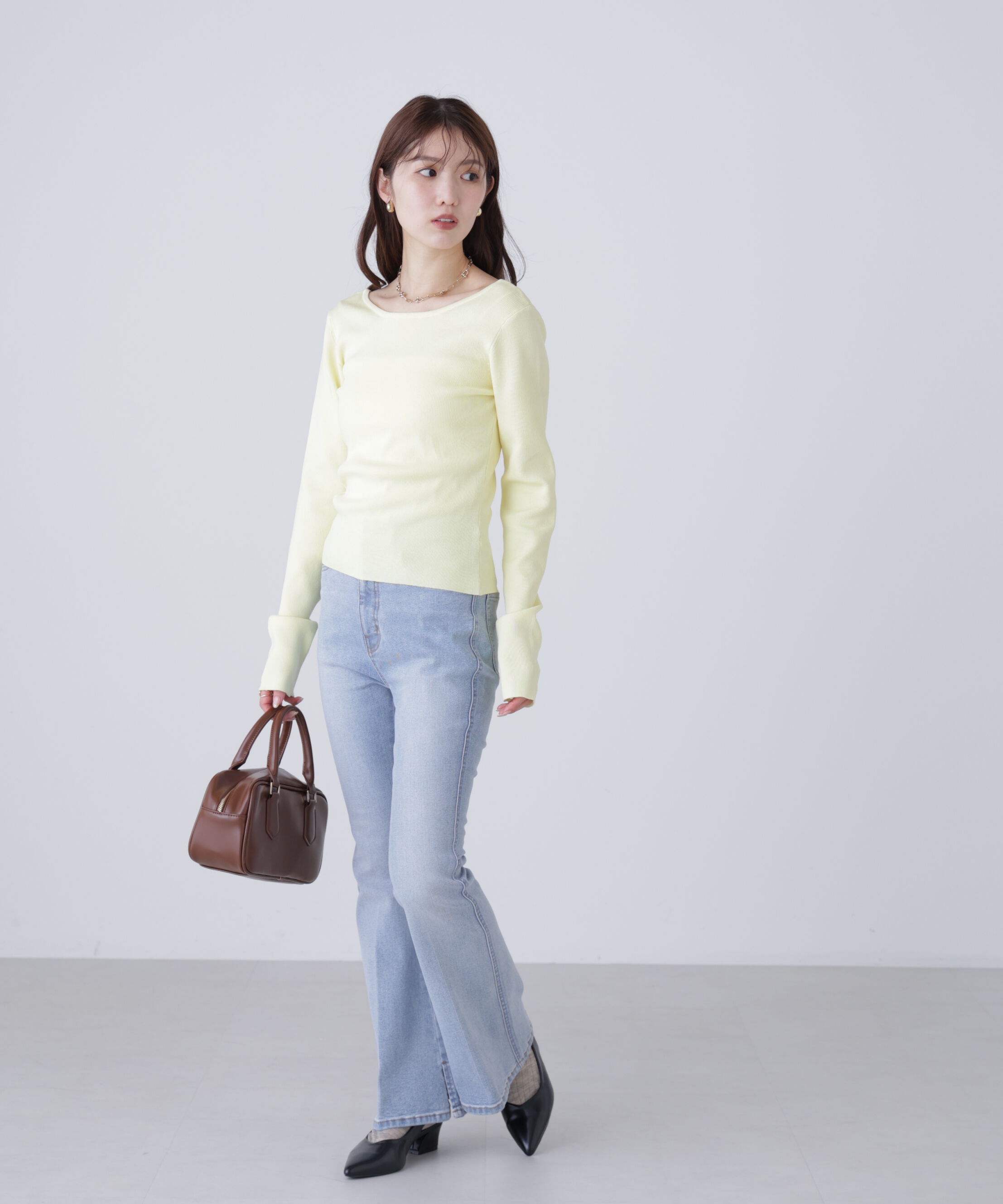  「バックオープンニット」|ニット・セーター|