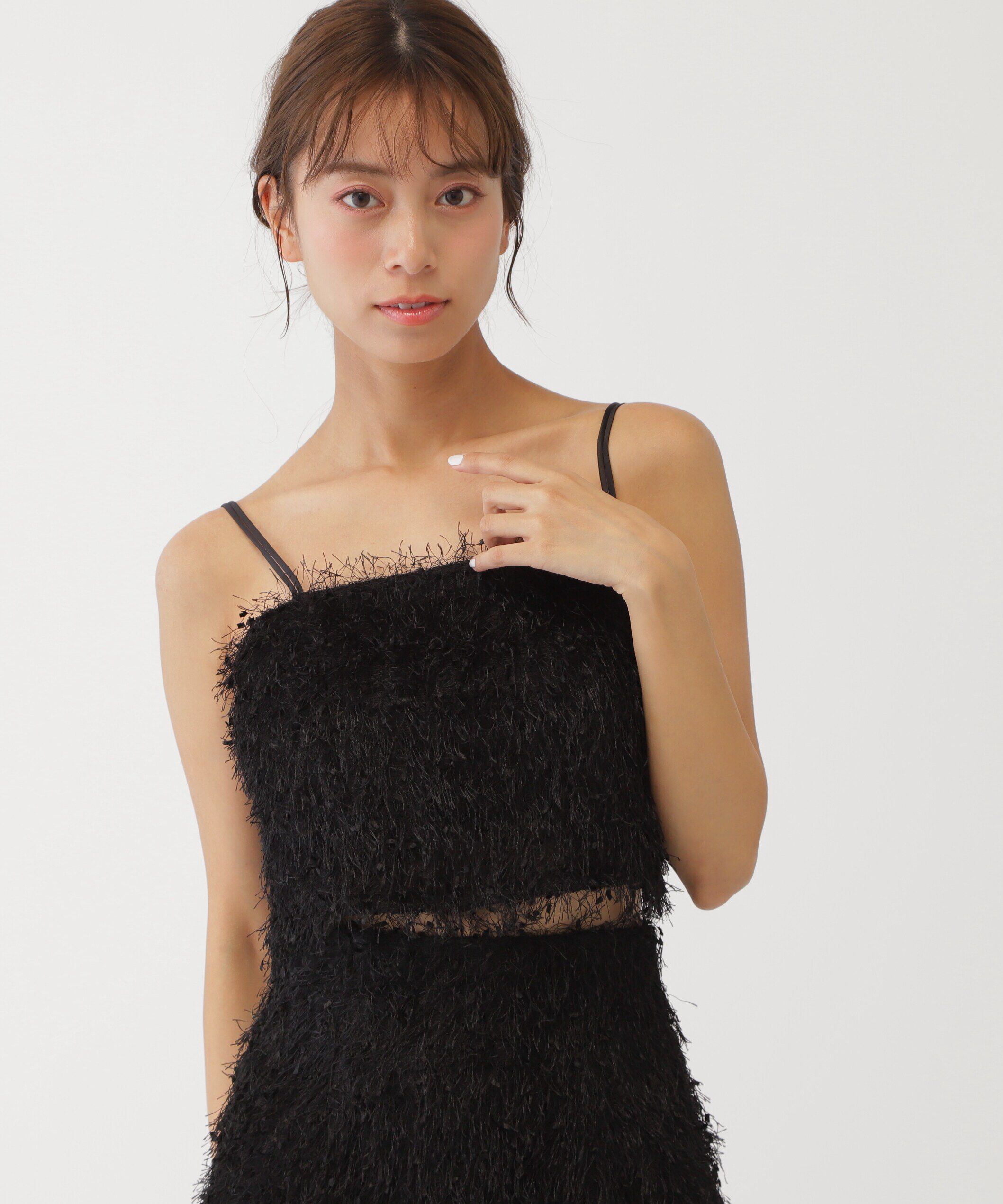  「ストレッチファンシーヤーンビスチェ」|シャツ・ブラウス|