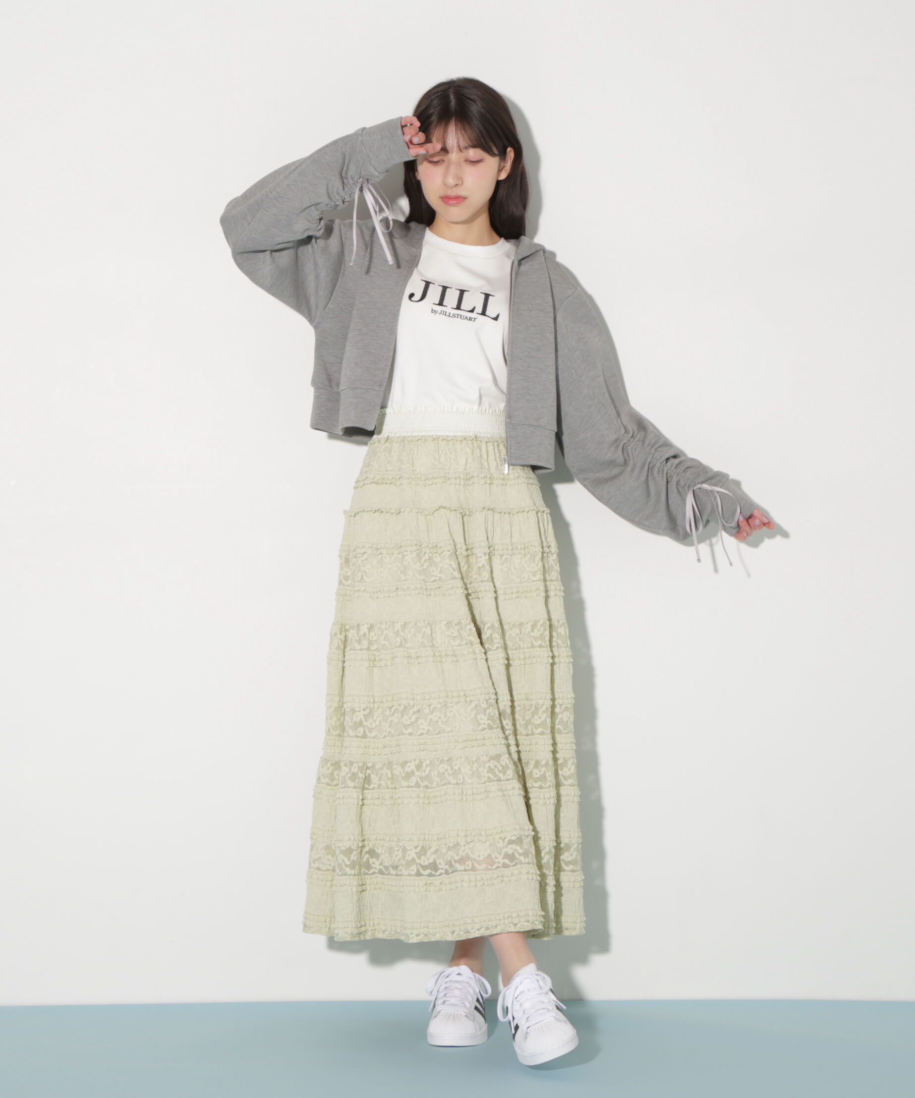  「ティアードレーススカート」|スカート|