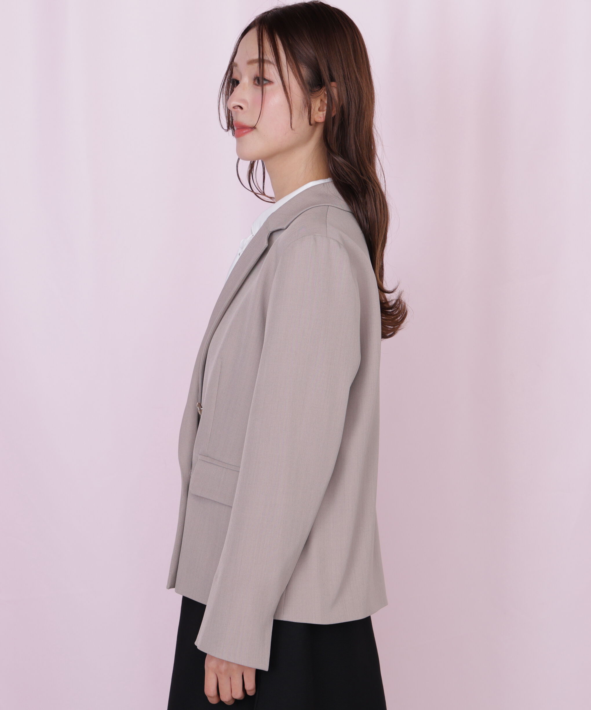  「＜セットアップ対応＞ベーシックツイルジャケット」|その他|