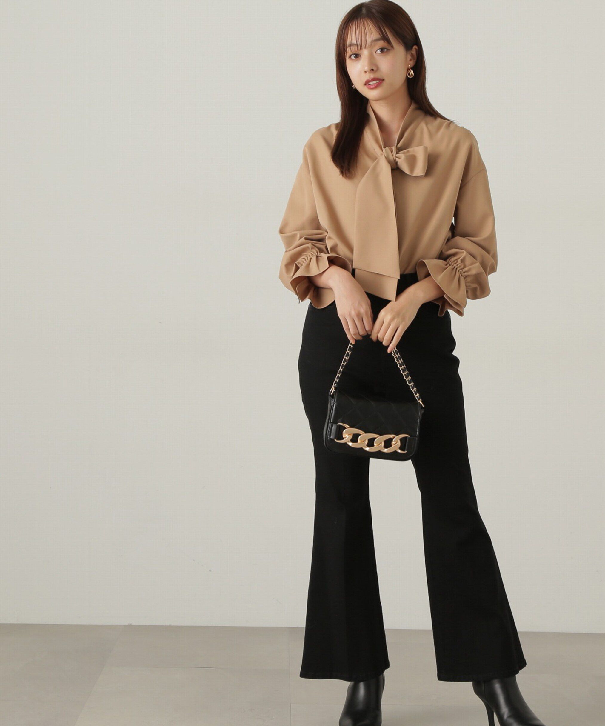 PROPORTION BODY DRESSING「ベルボトムデニムパンツ24AW」|その他|