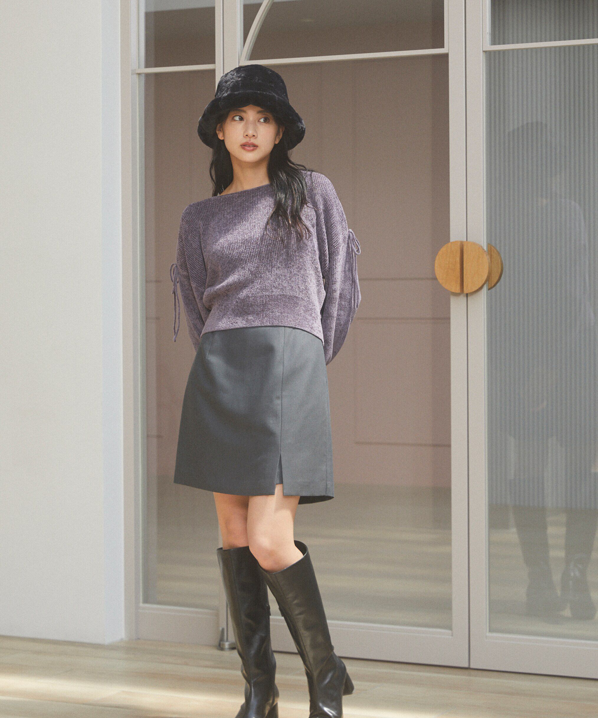 PROPORTION BODY DRESSING「スカート風ショートパンツ24AW」|その他|チャコールグ 2