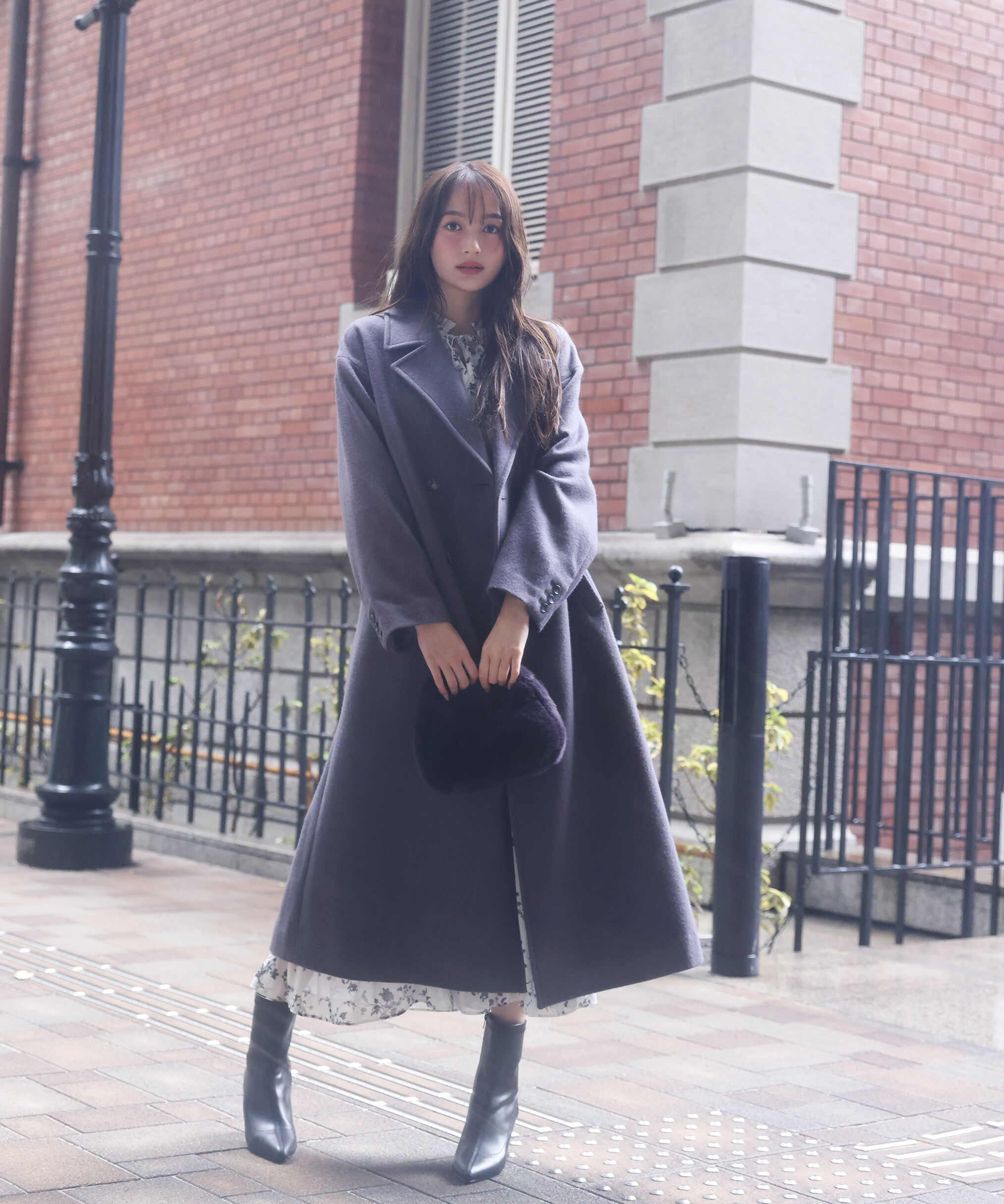 PROPORTION BODY DRESSING「ダブル釦チェスターコート 25AW」|その他|チャコール2